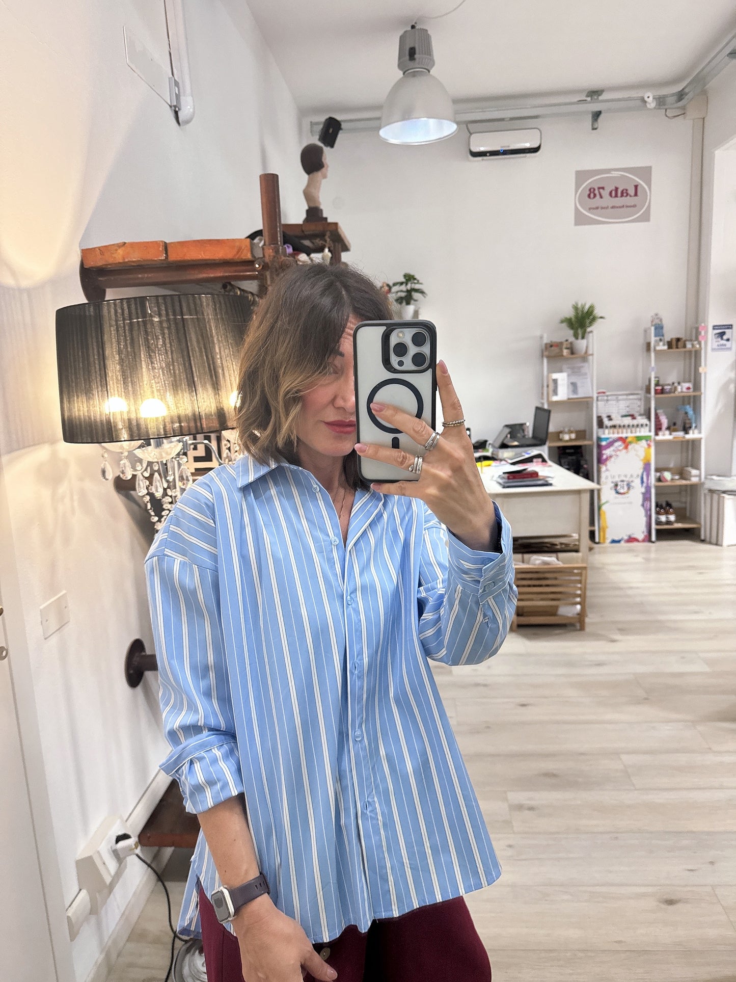 Camicia in popeline