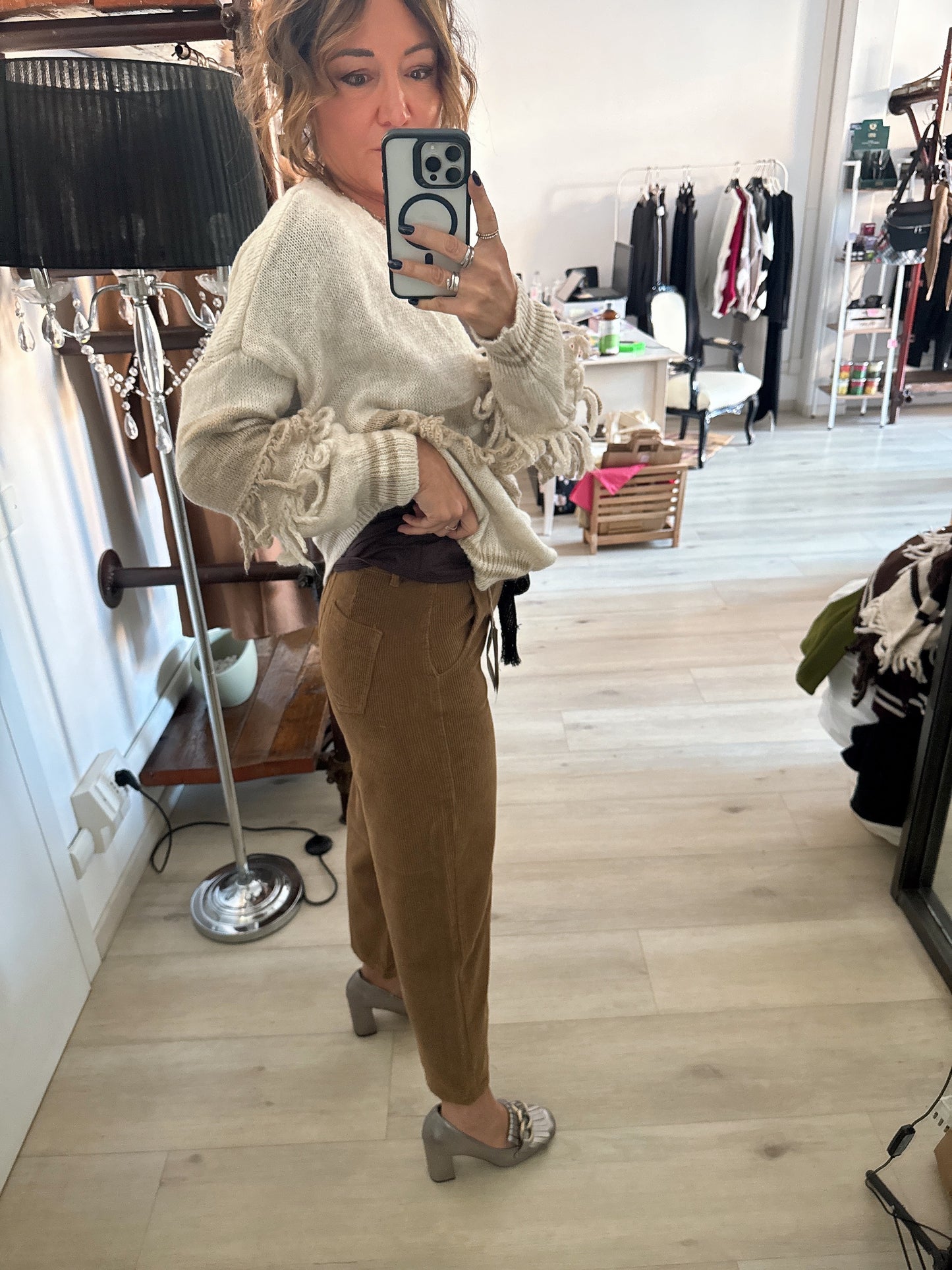 Pantalone in velluto