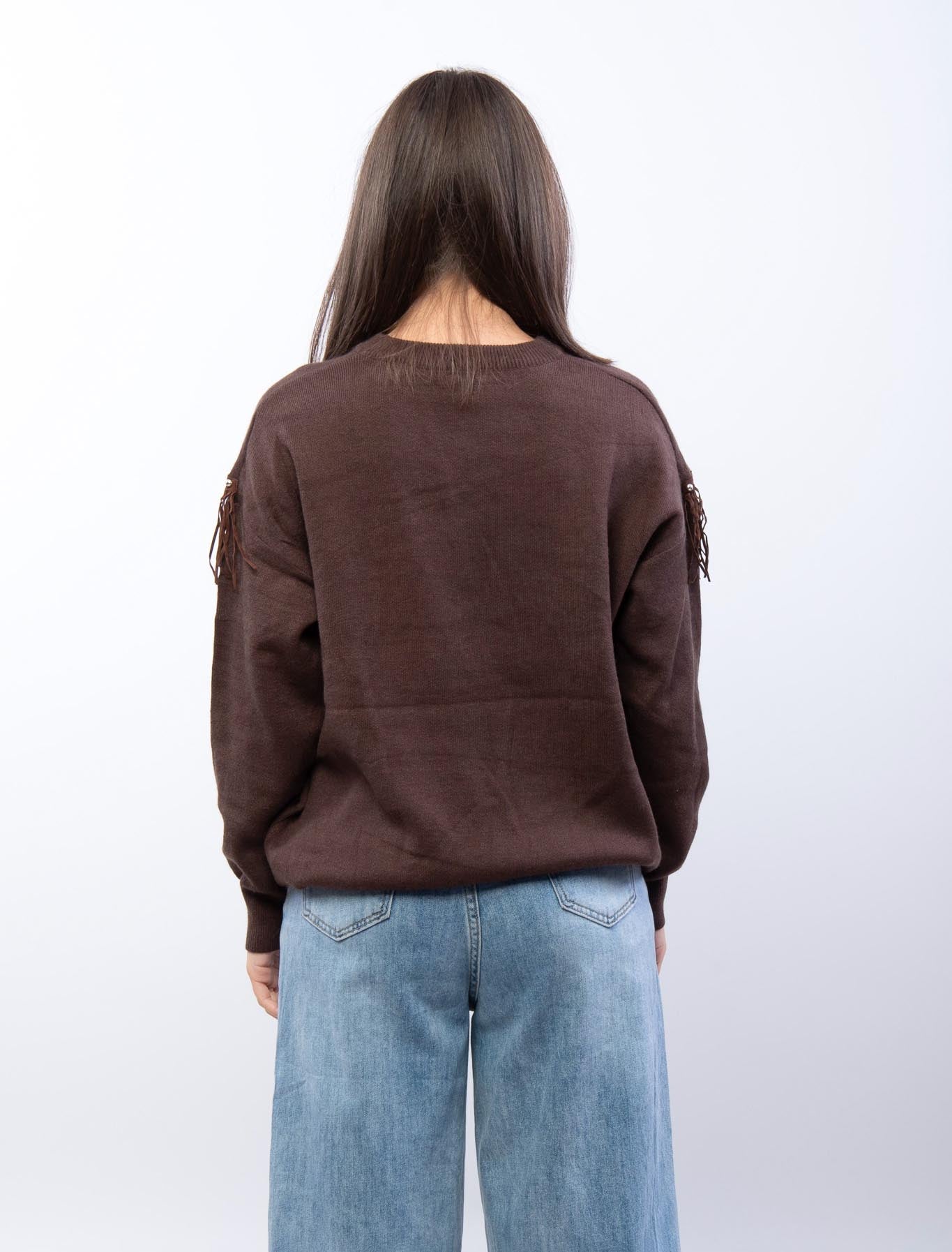 Maglia con frange