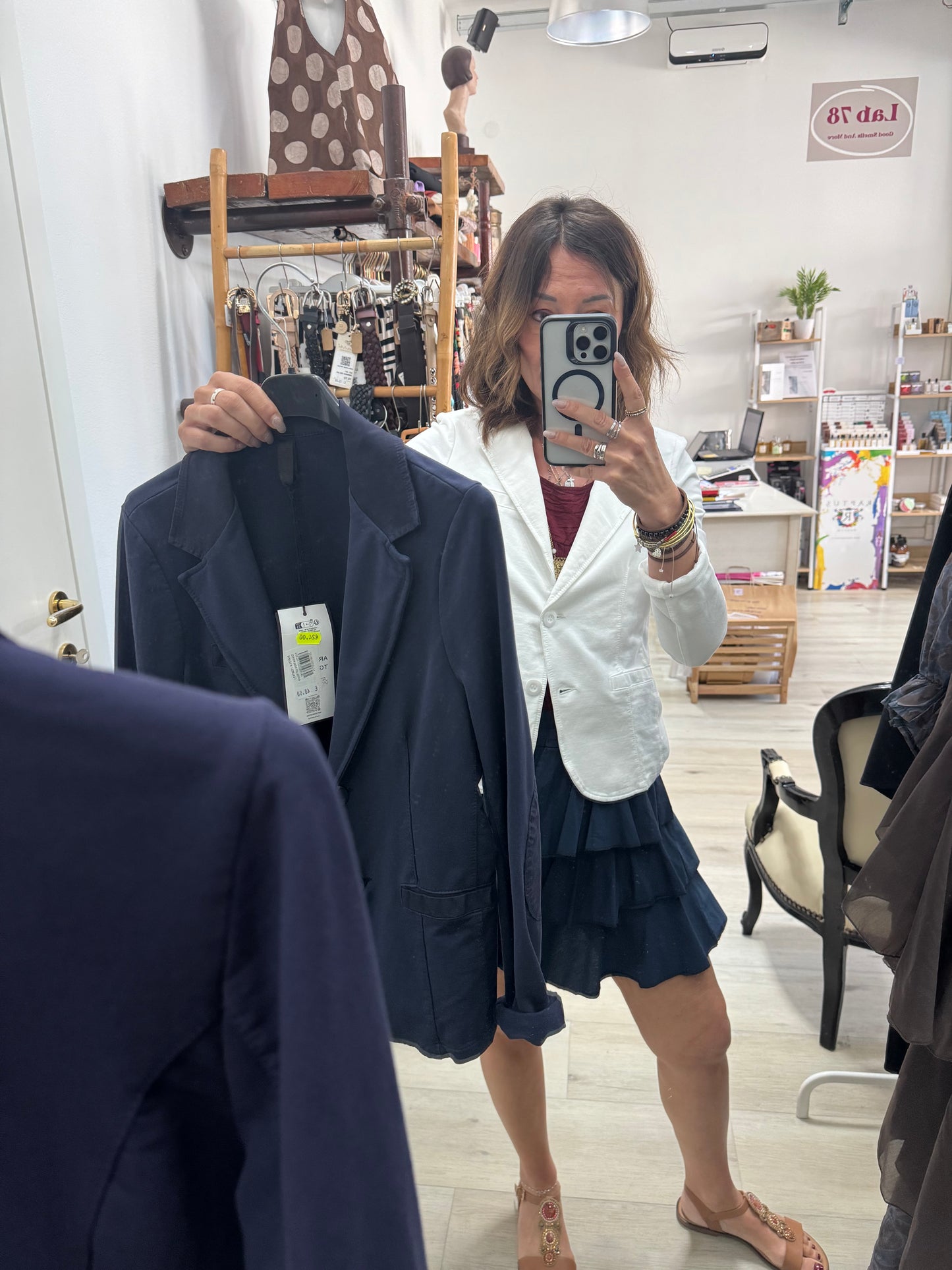 Blazer in felpa