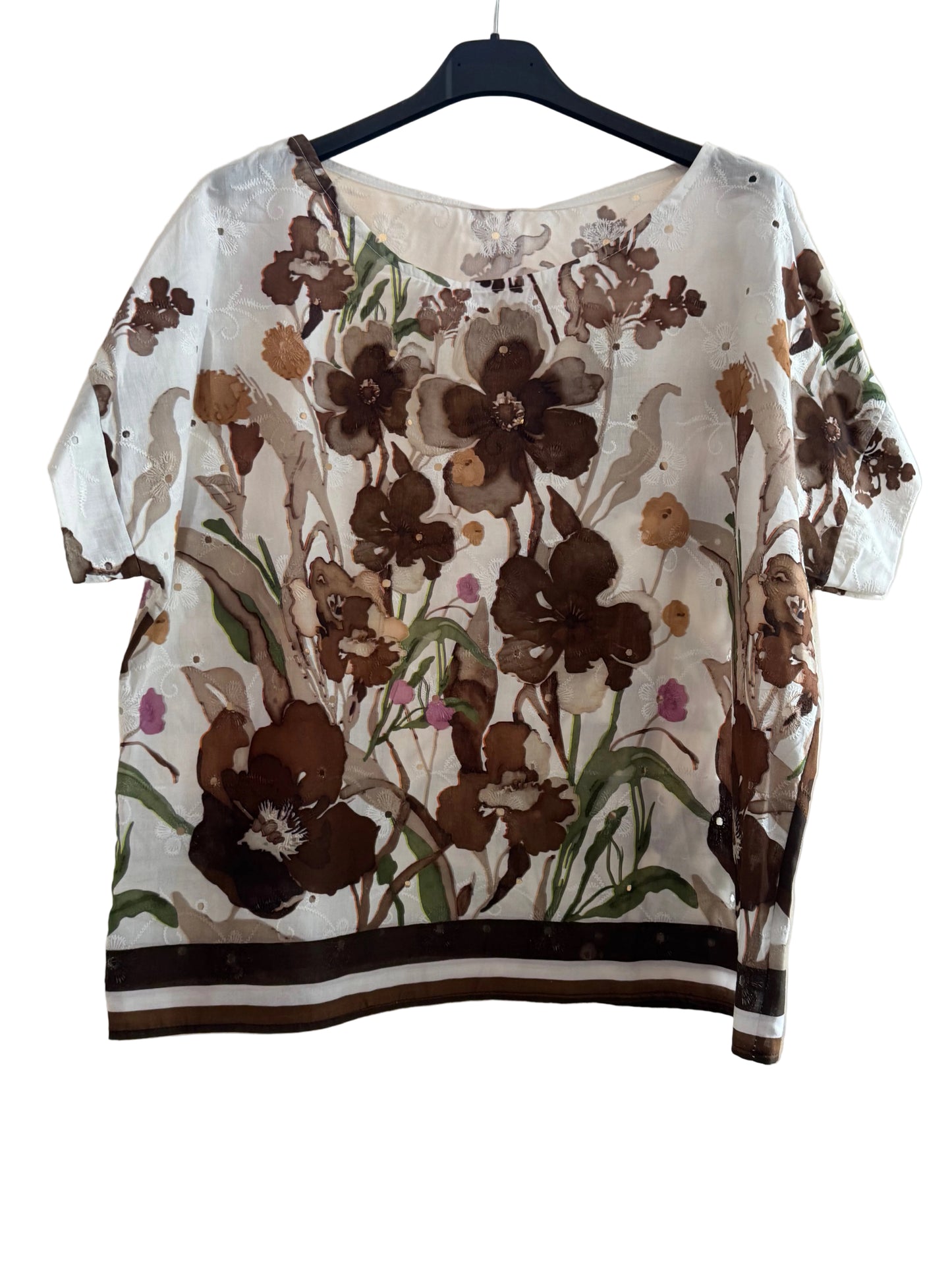 Blusa in sangallo