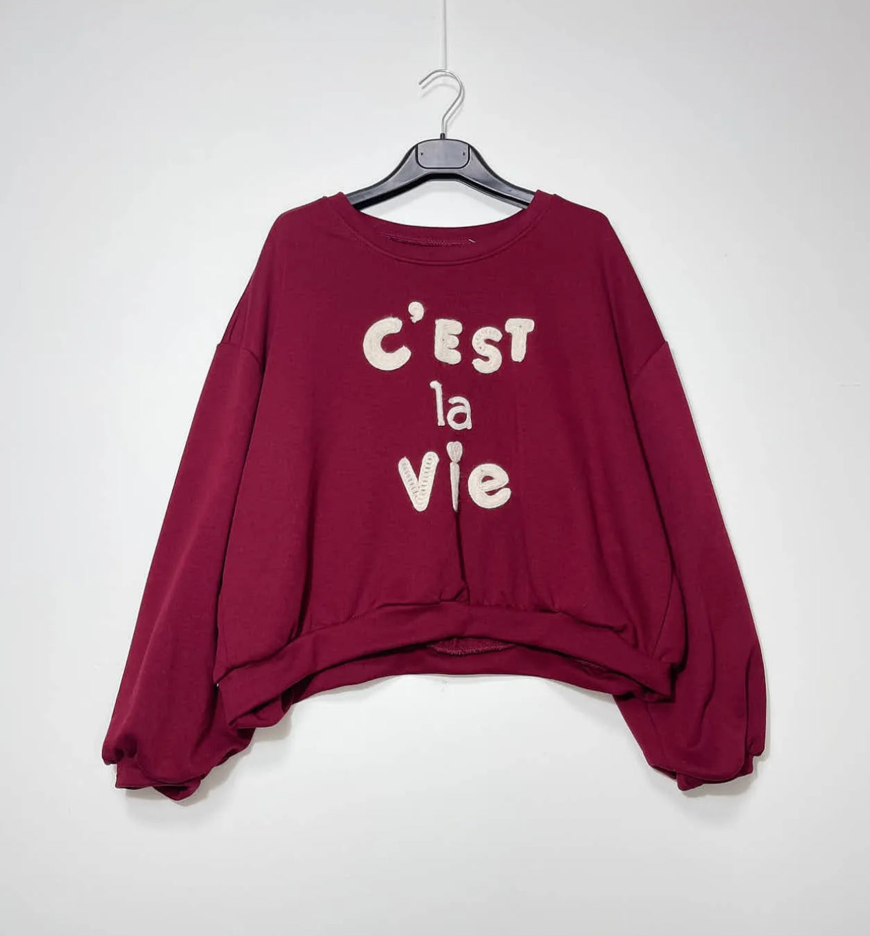 Felpa C’est la Vie