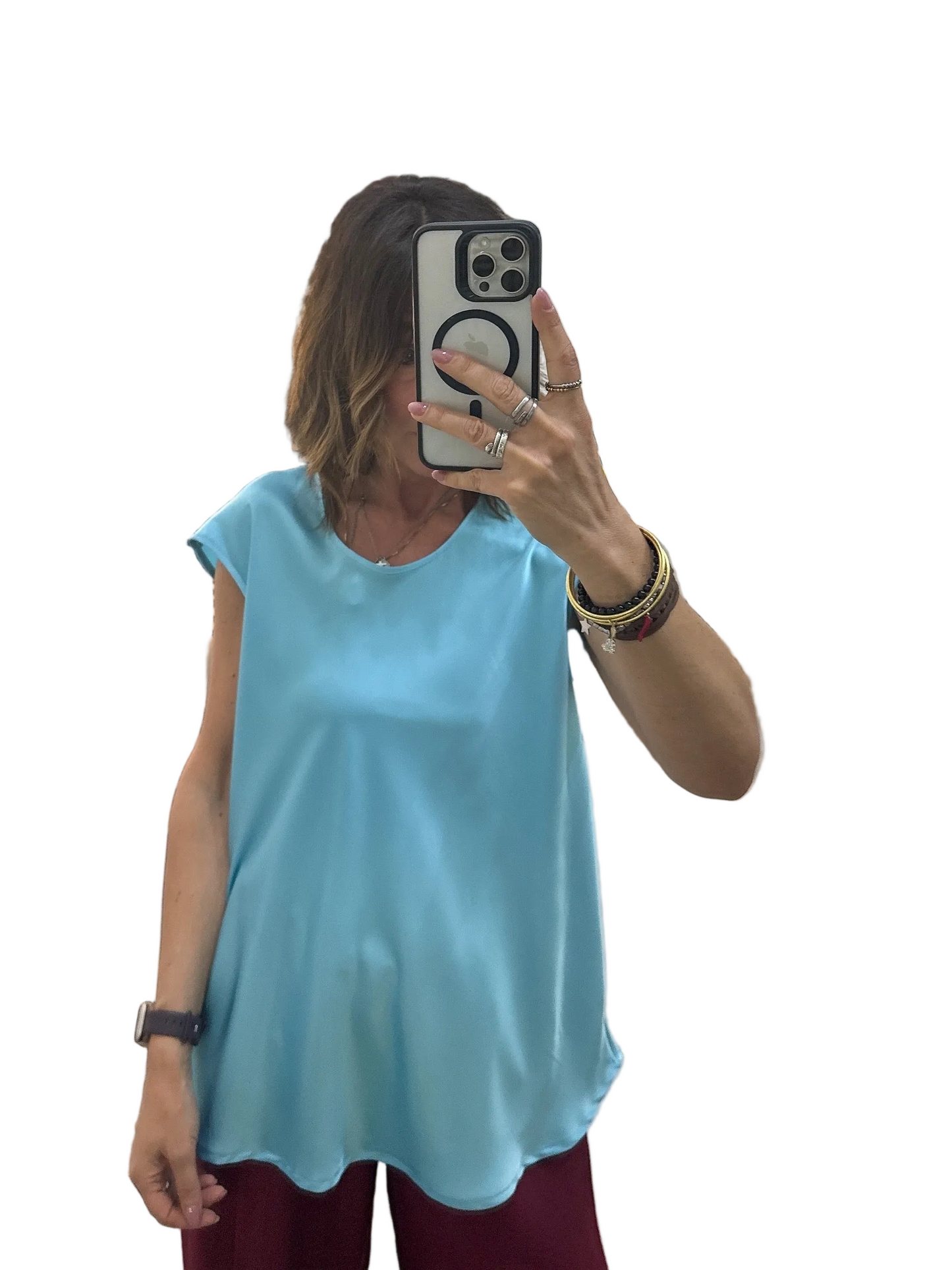 Blusa in satin