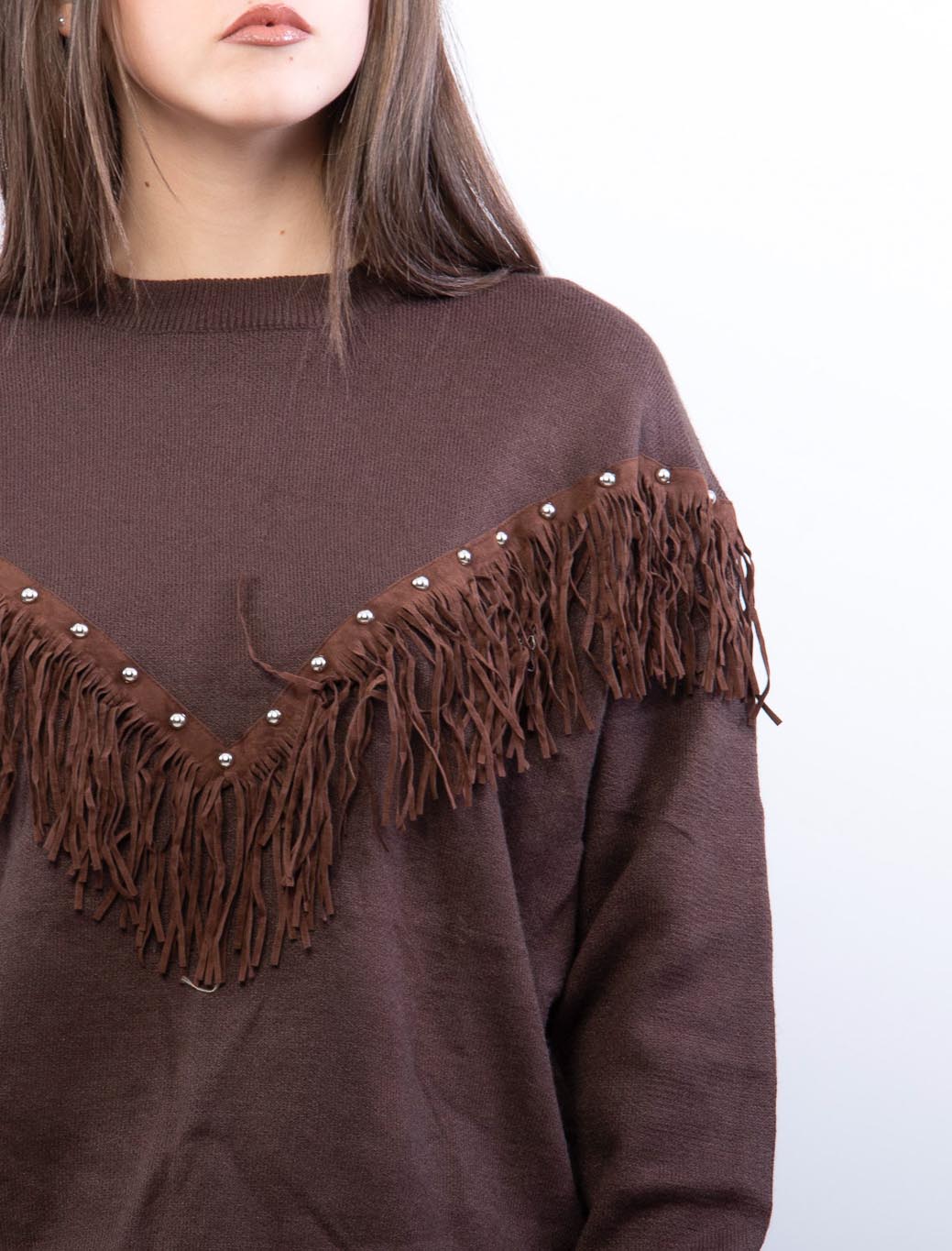 Maglia con frange