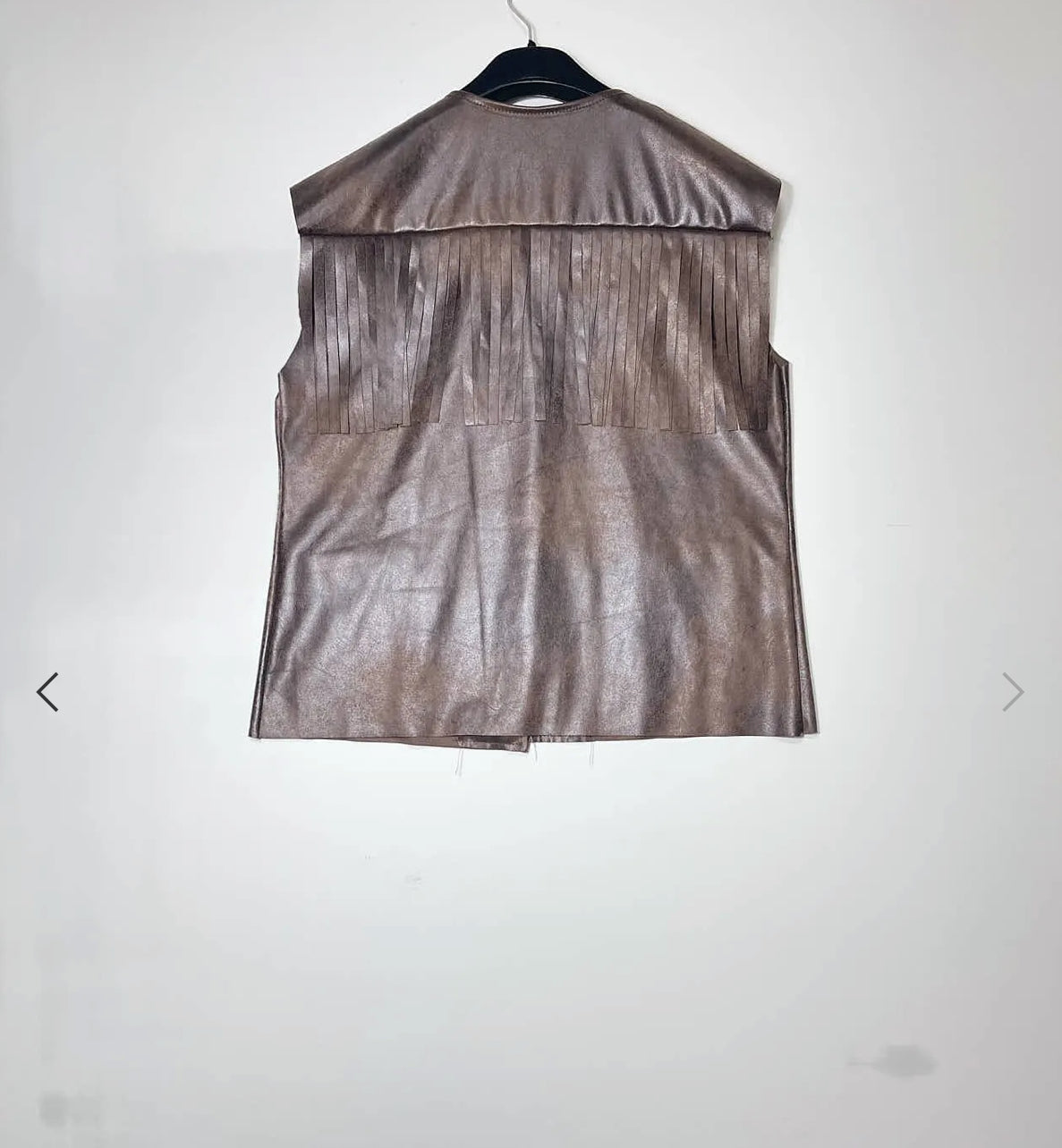 Gilet con frange