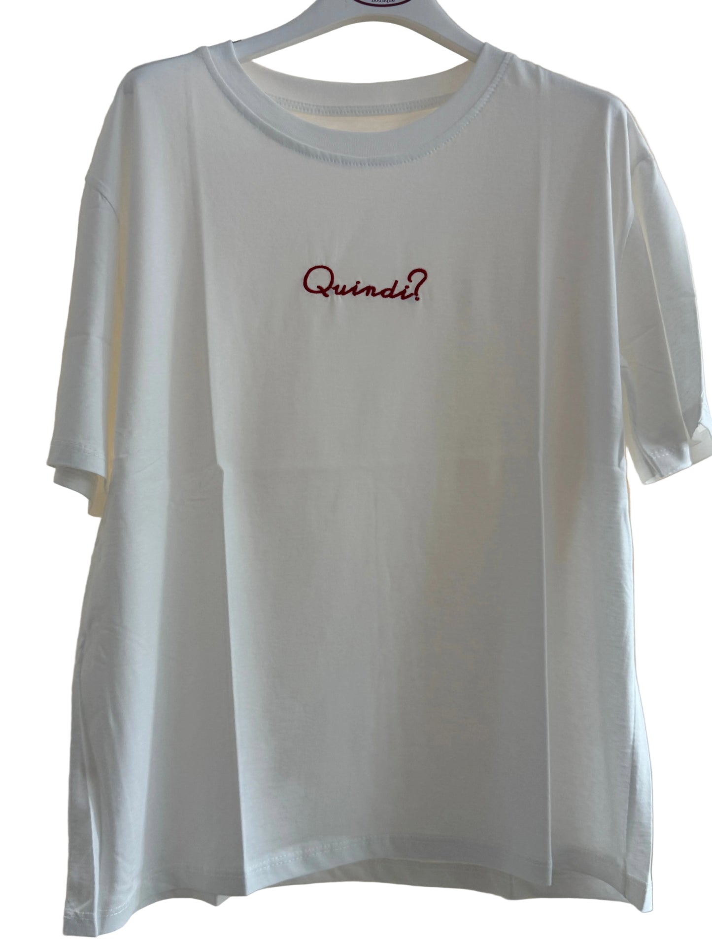 T shirt “Quindi?”
