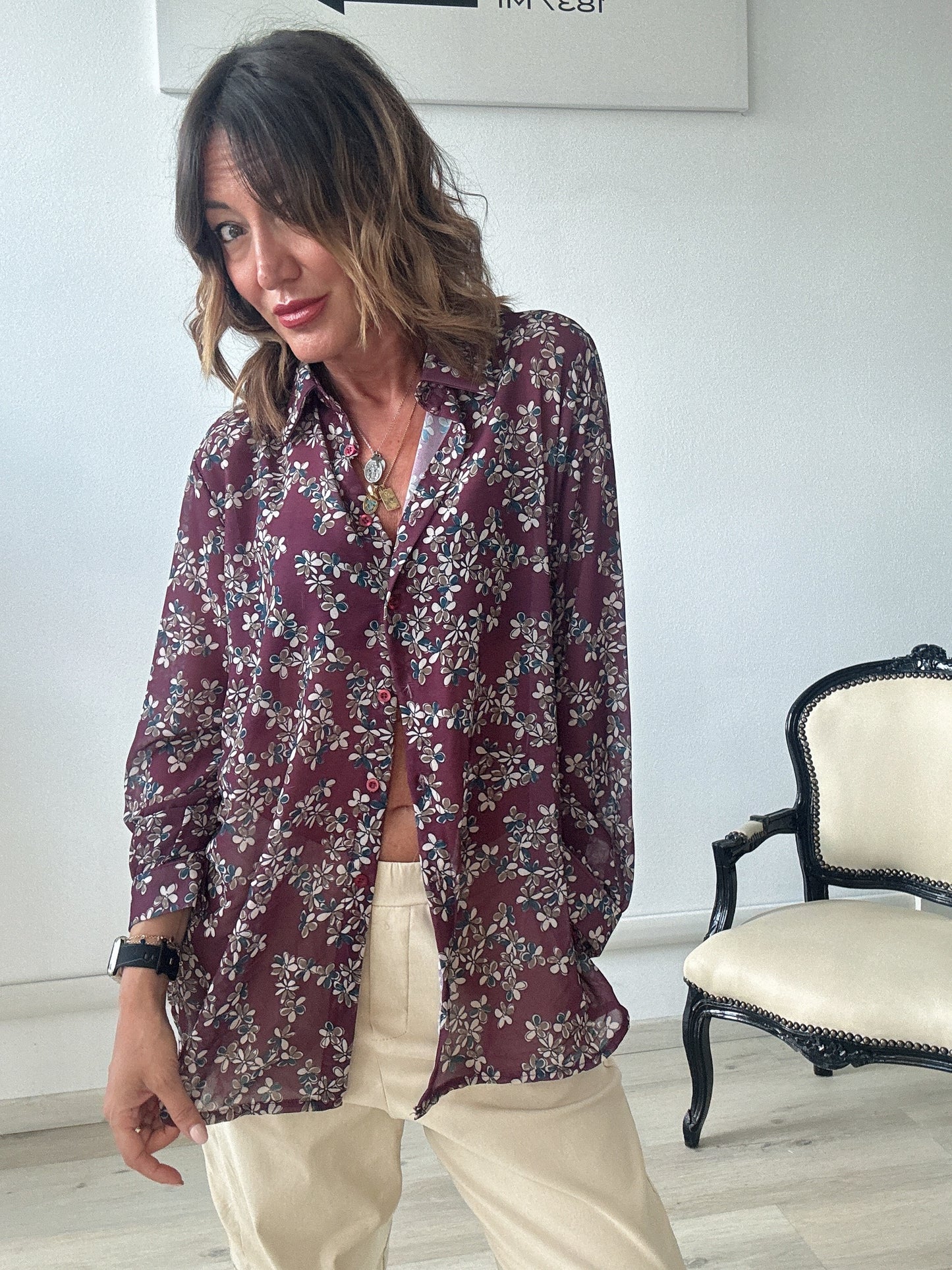 Camicia a fantasia