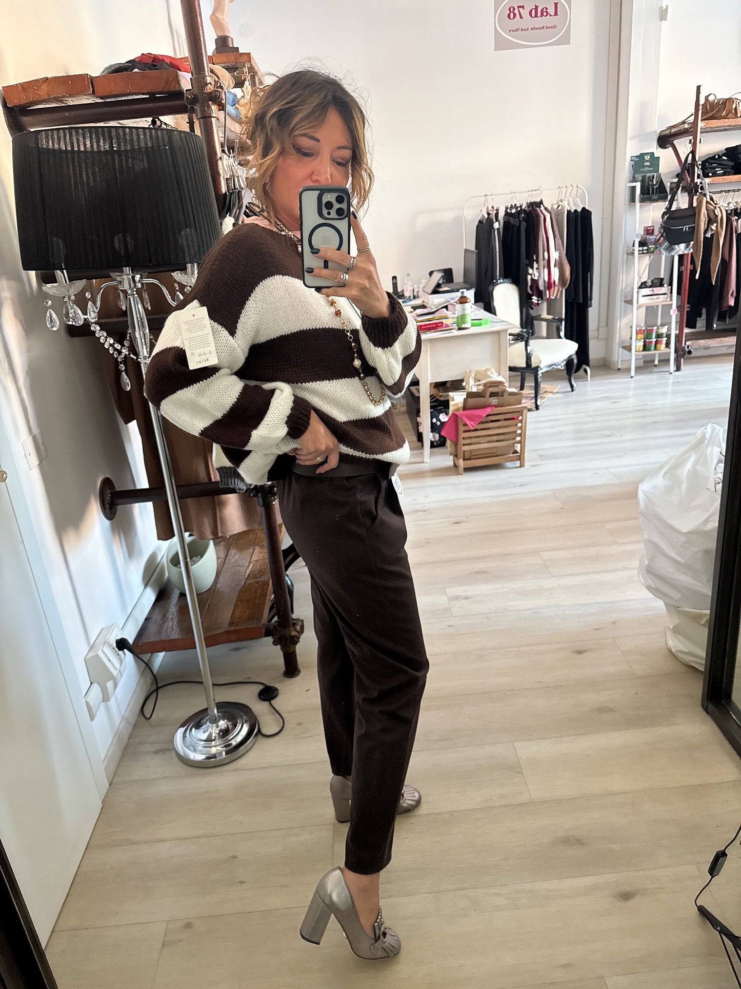 Pantalone in panno