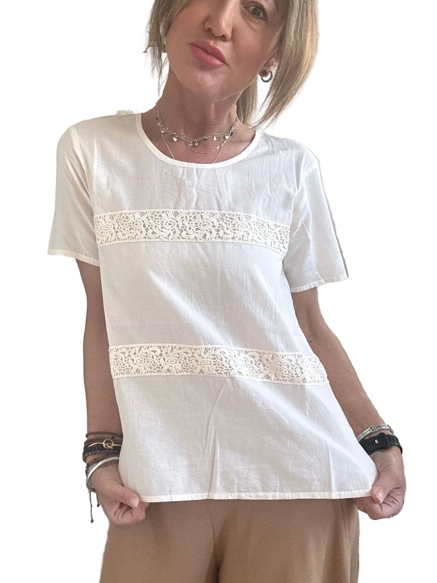 Blusa in mussola