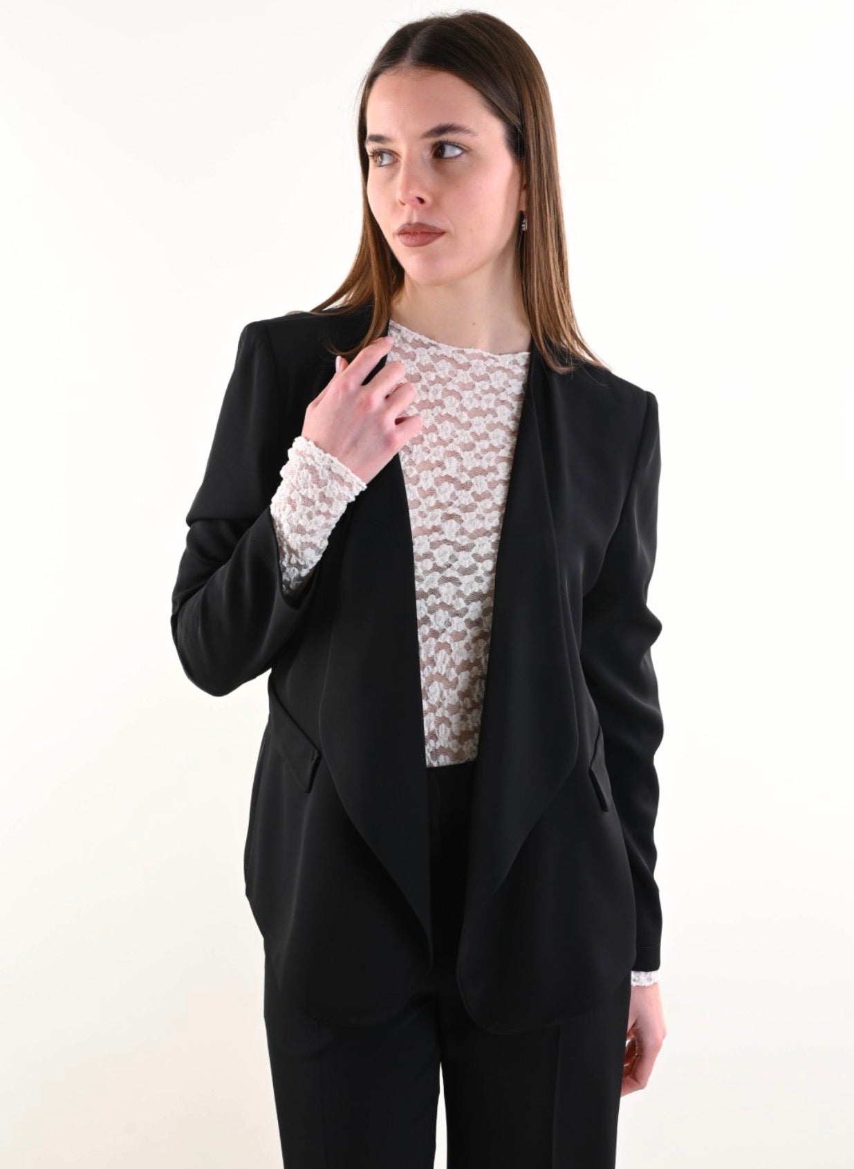 Blazer in tessuto fluido Myastreet