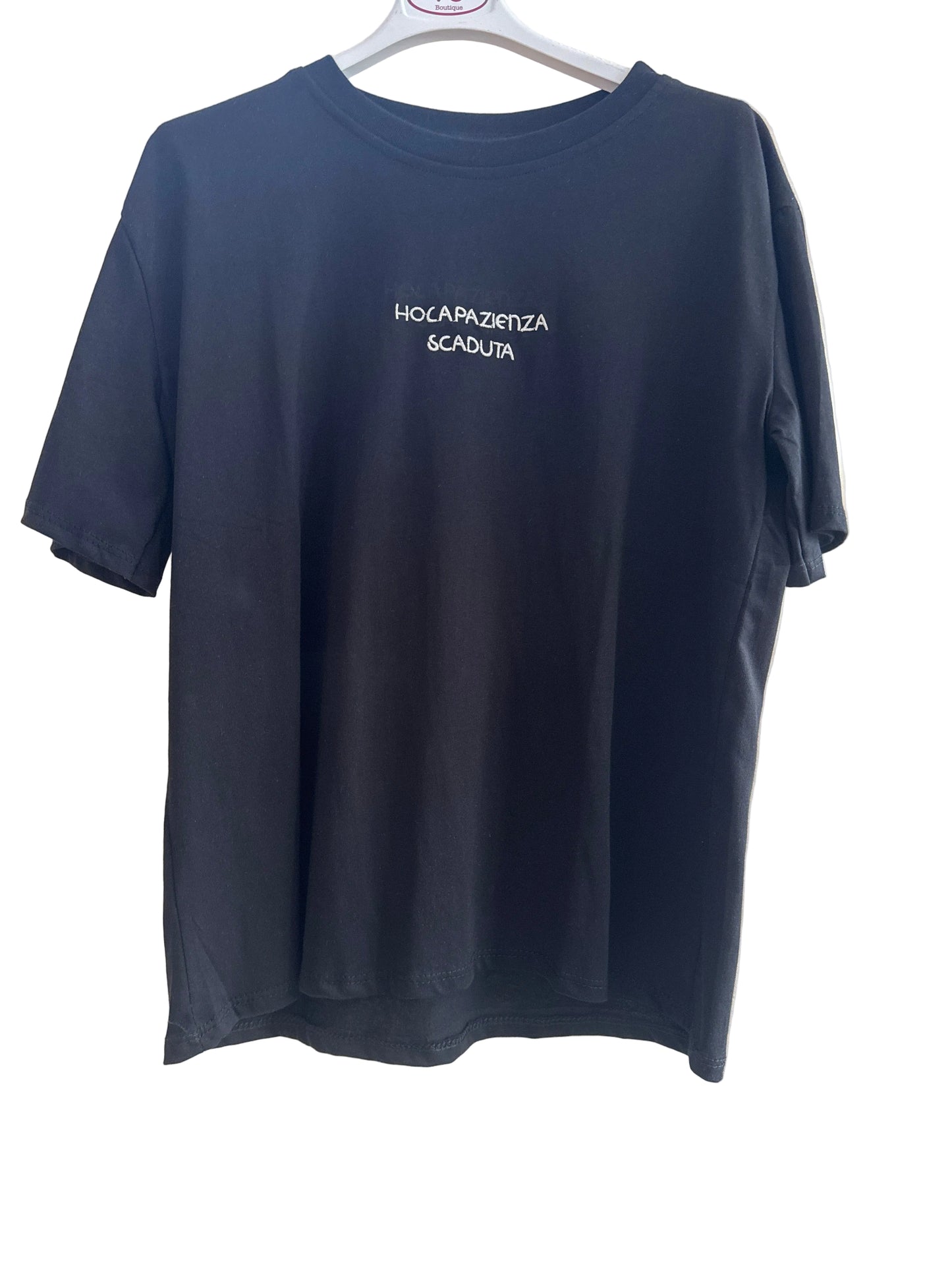 T shirt “Ho la pazienza scaduta “