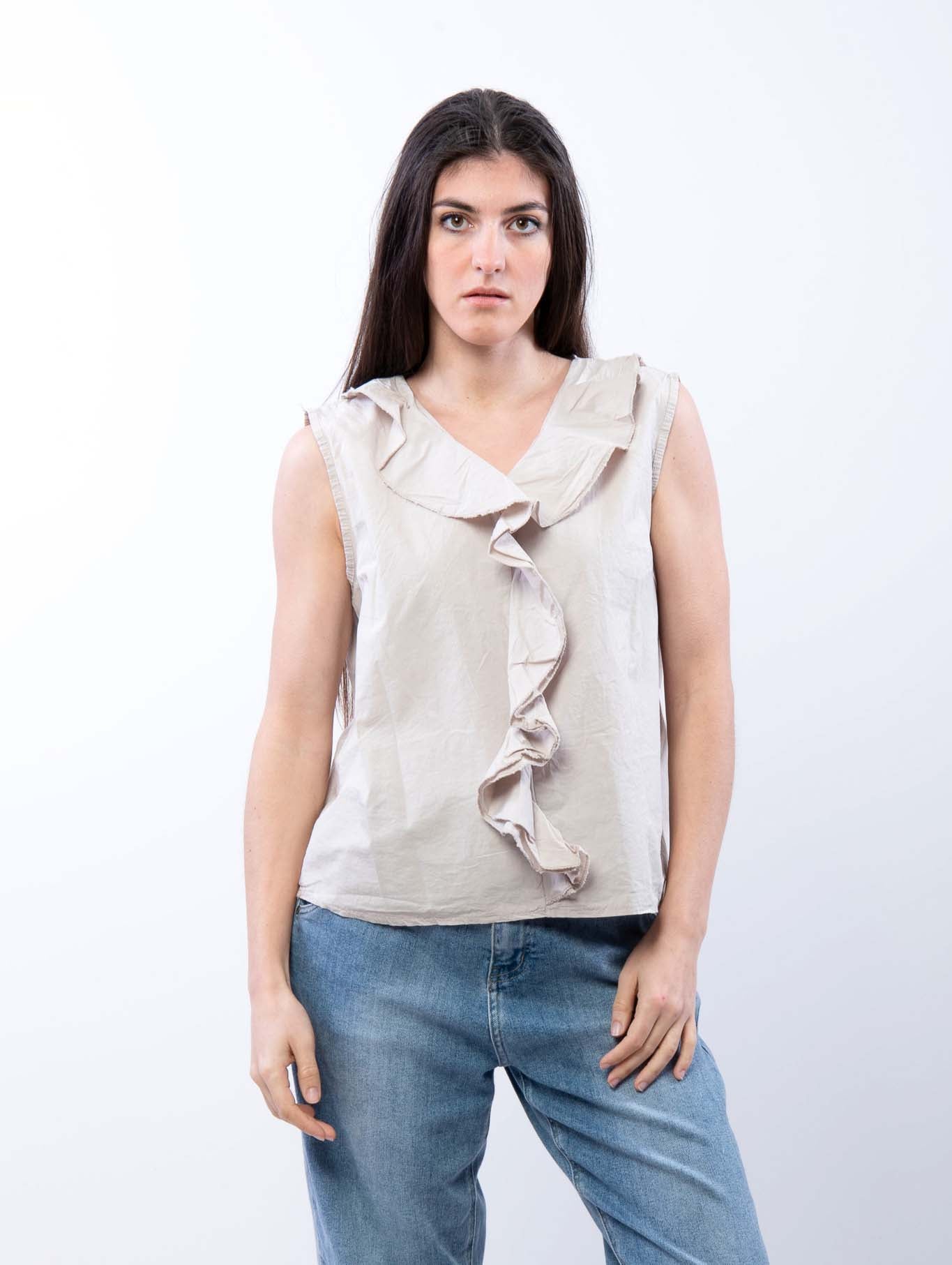Blusa in cotone