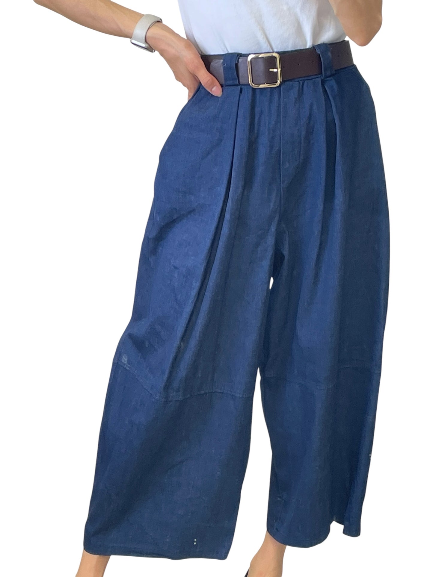 Pantalone in chambray