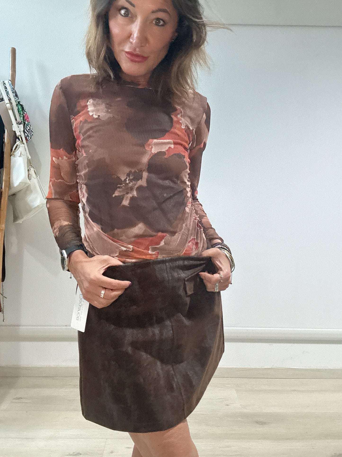Top in tulle