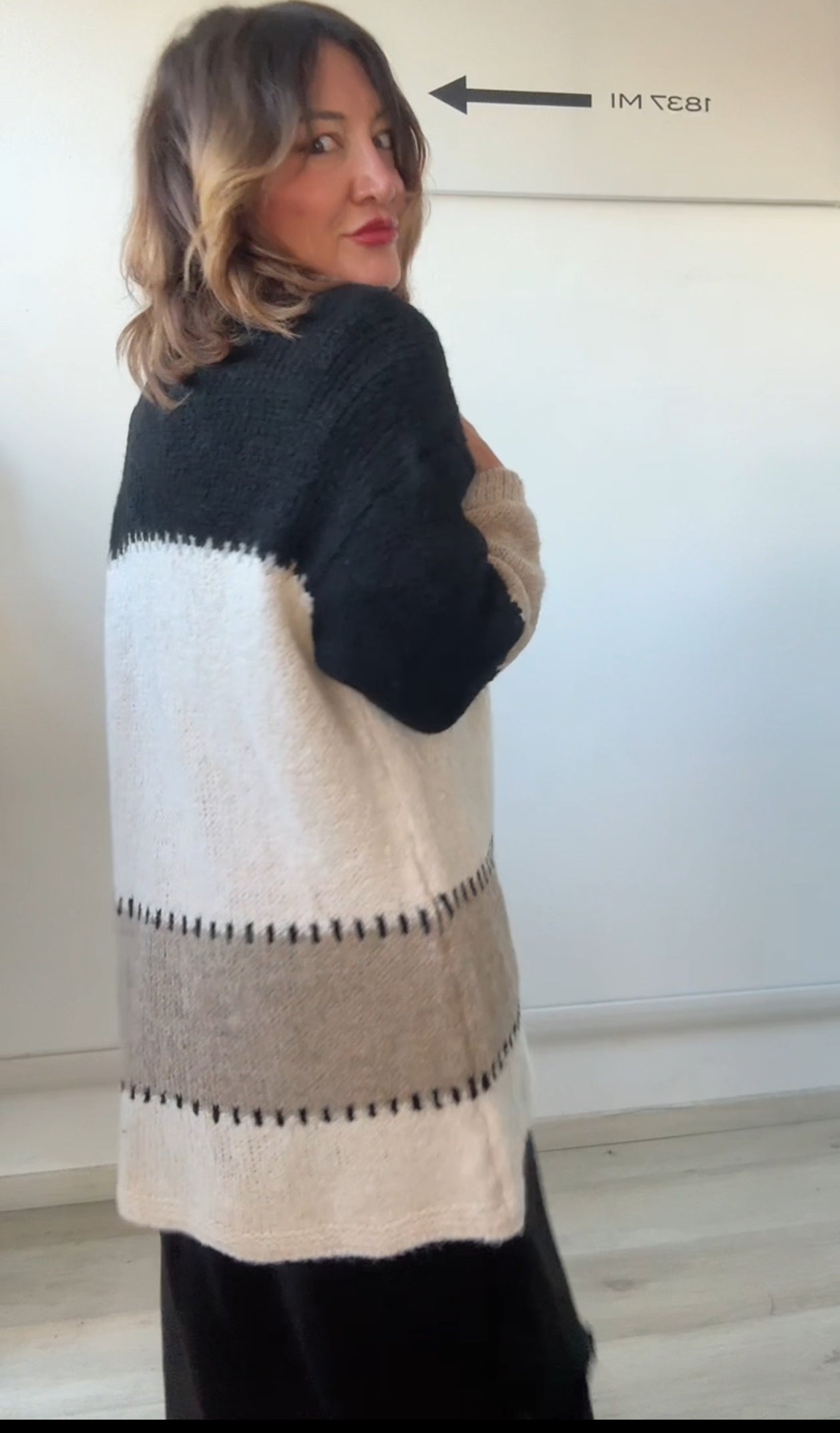 Cardigan in lana