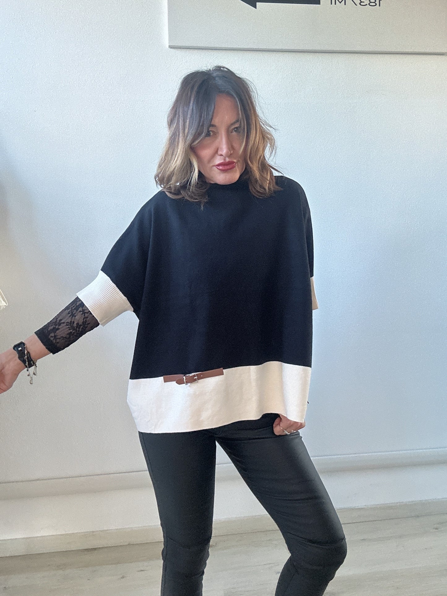 Maglia manica pipistrello