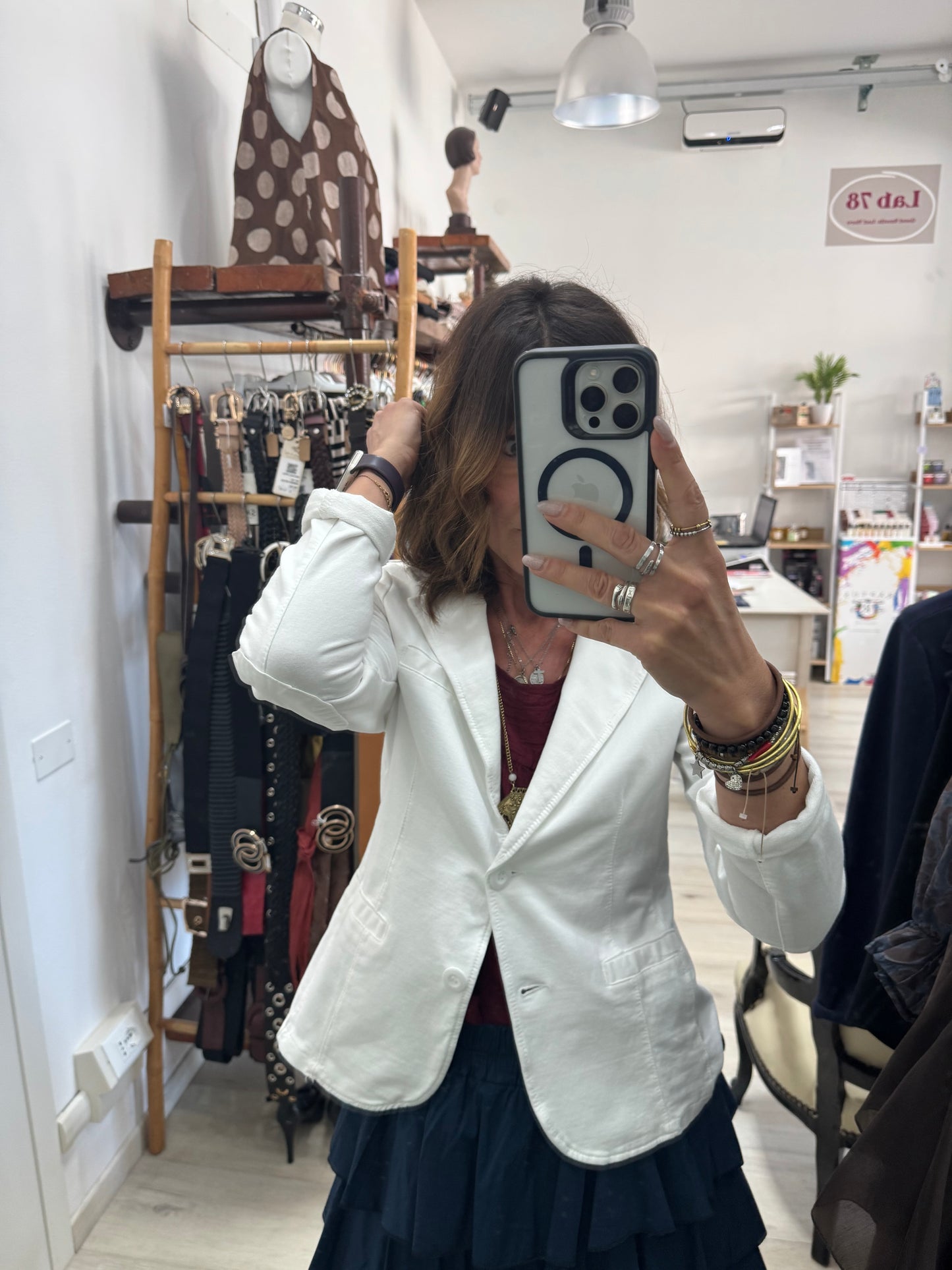 Blazer in felpa