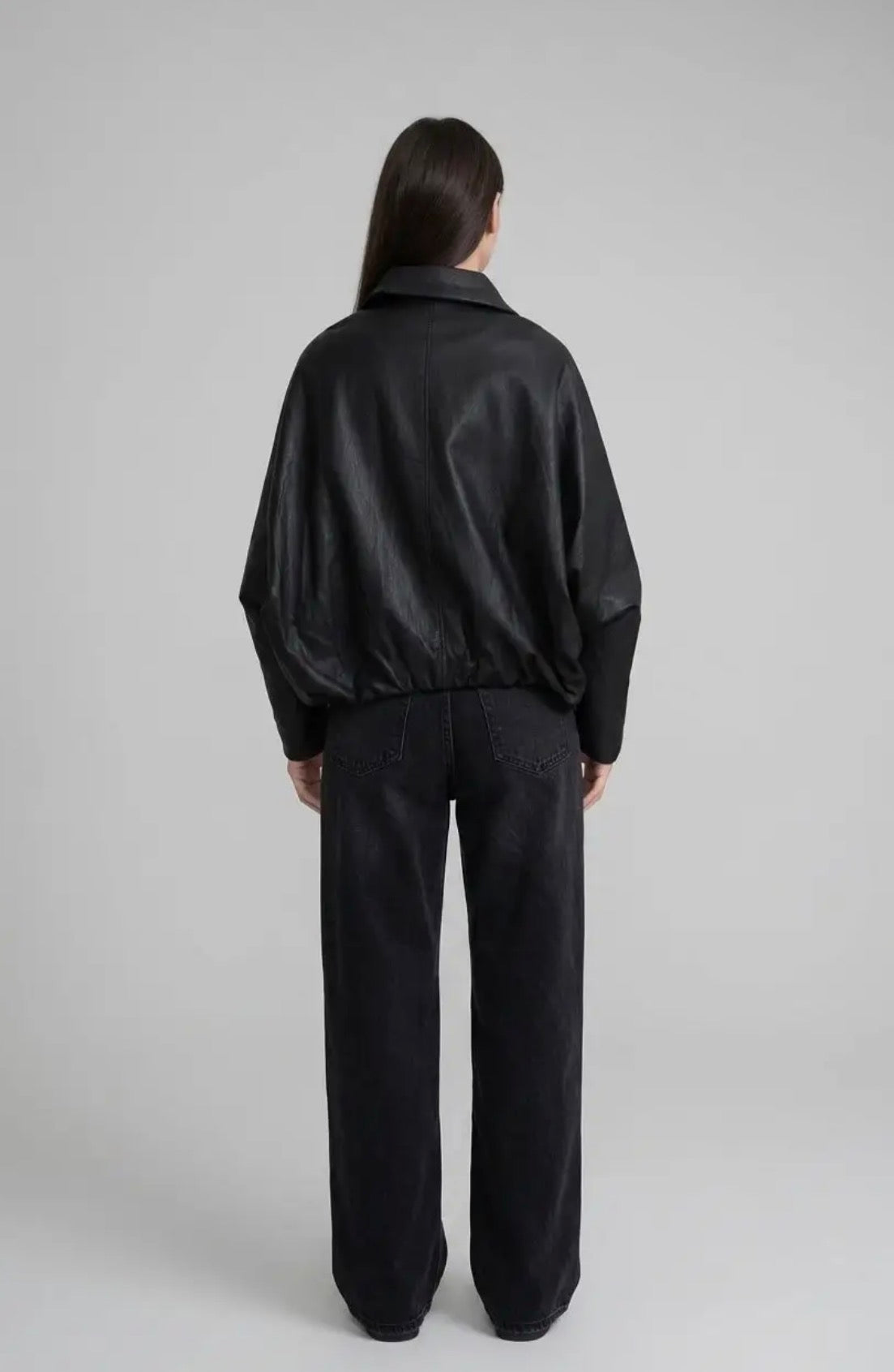 Giacca bomber ecopelle