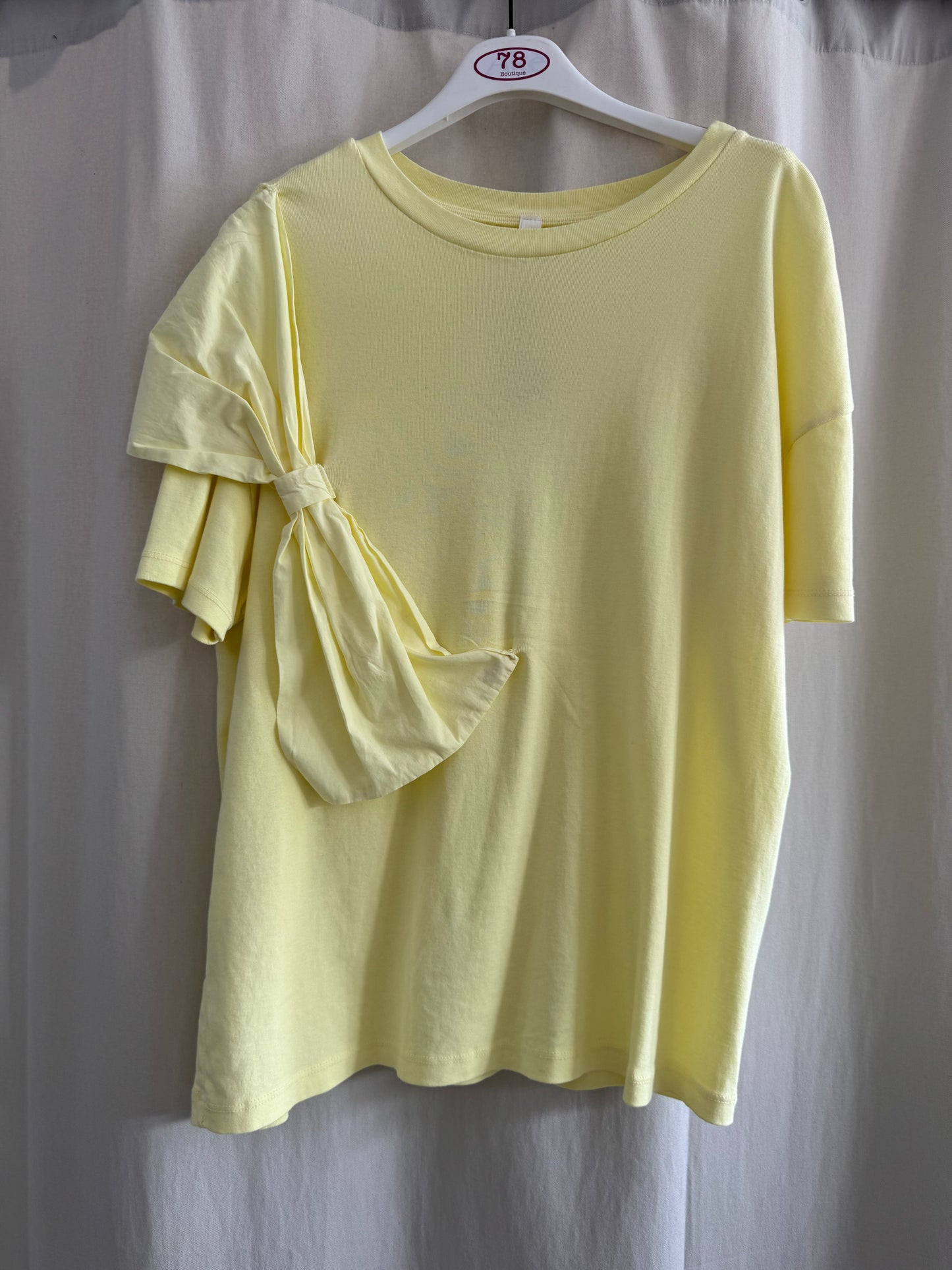 T-shirt over
