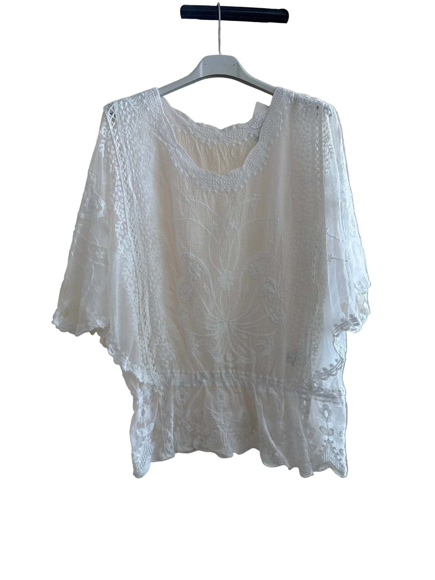 Blusa ricamata