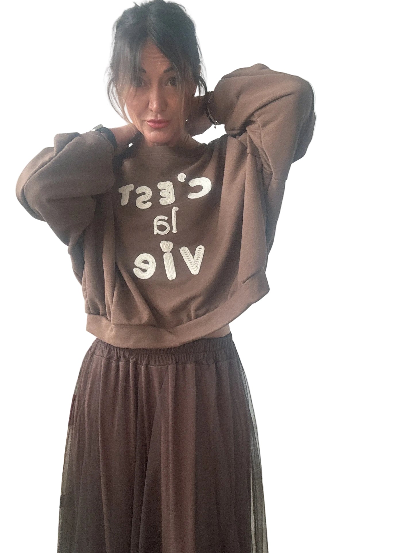 Felpa C’est la Vie