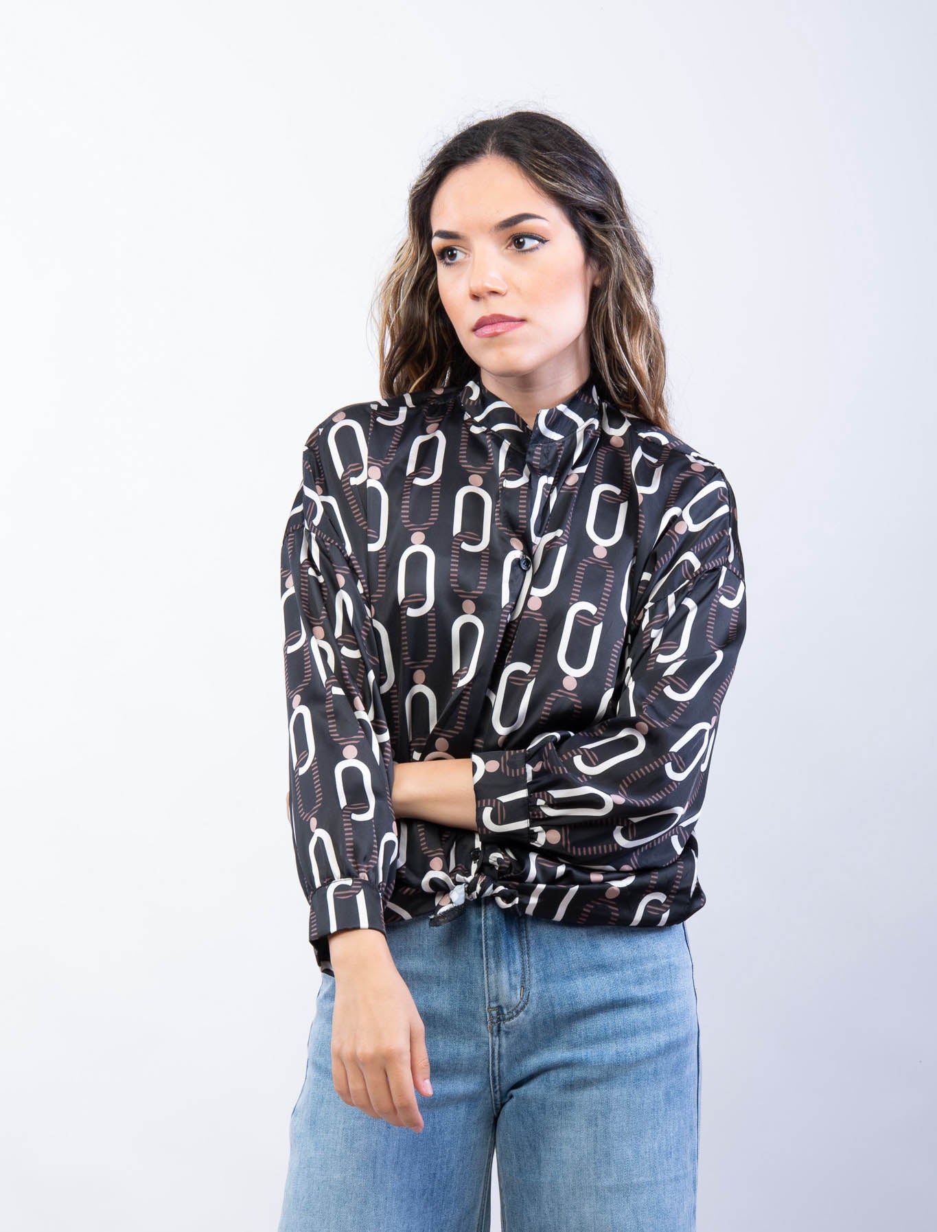 Camicia in raso