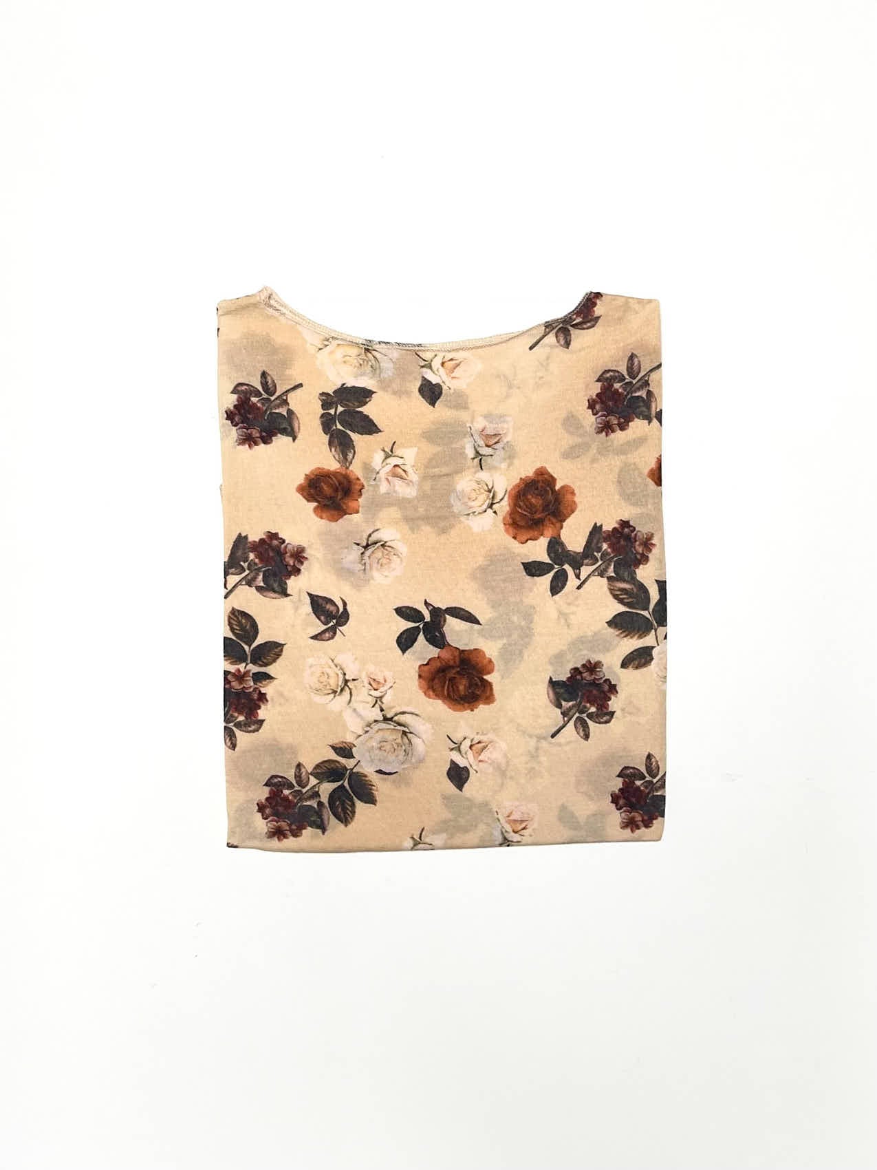 Maglietta in cachemire a fiori