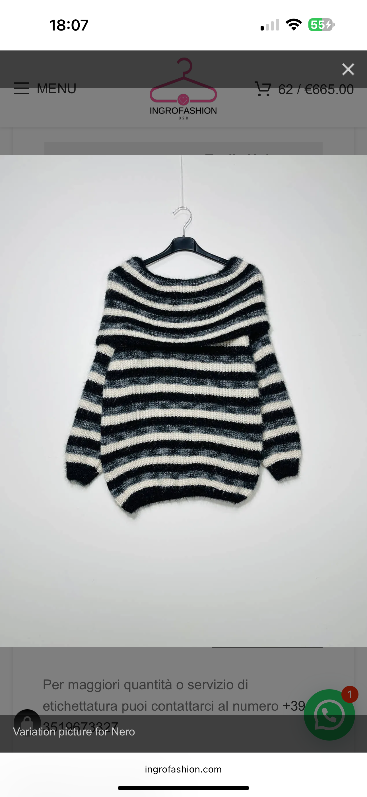 Maglioncino scollo shiffer