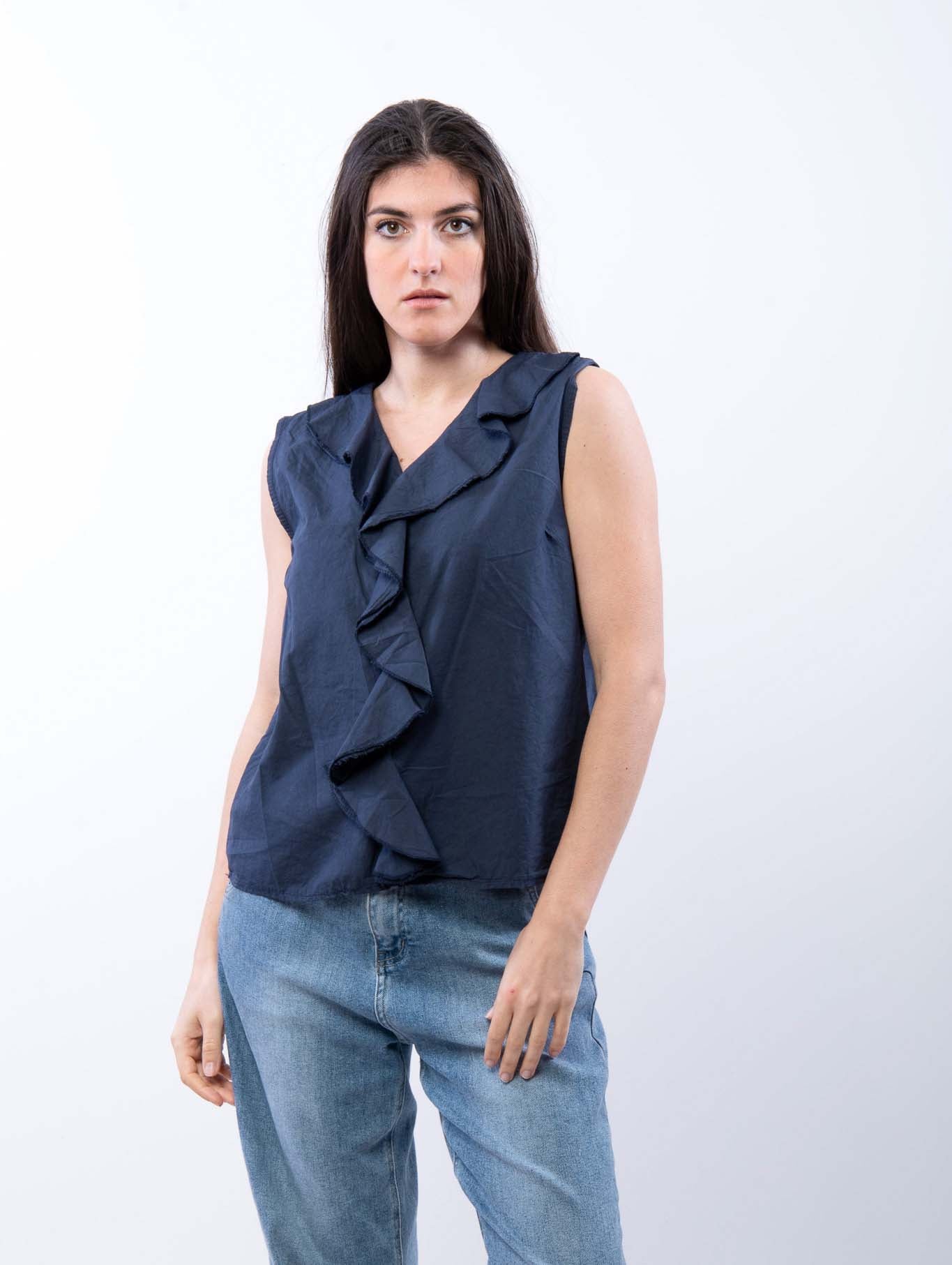 Blusa in cotone