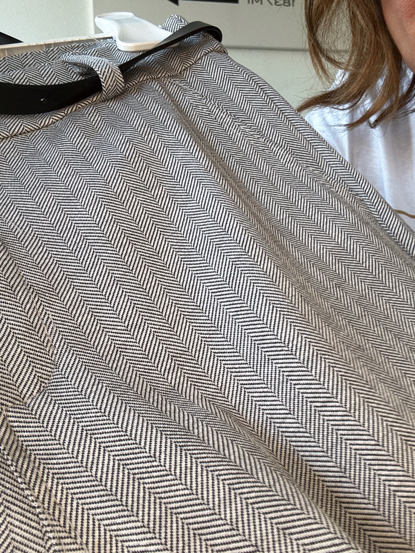 Pantalone skinny spigato