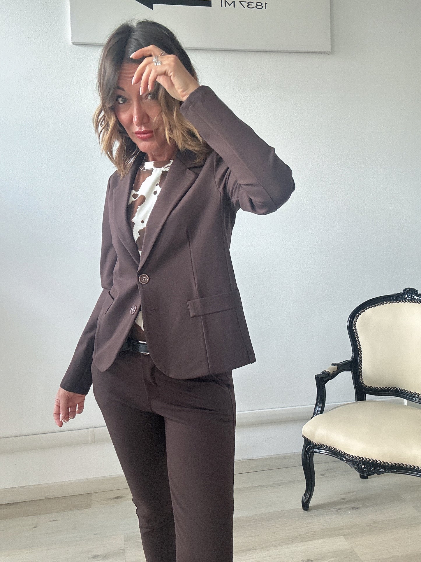 Blazer Slim in viscosa