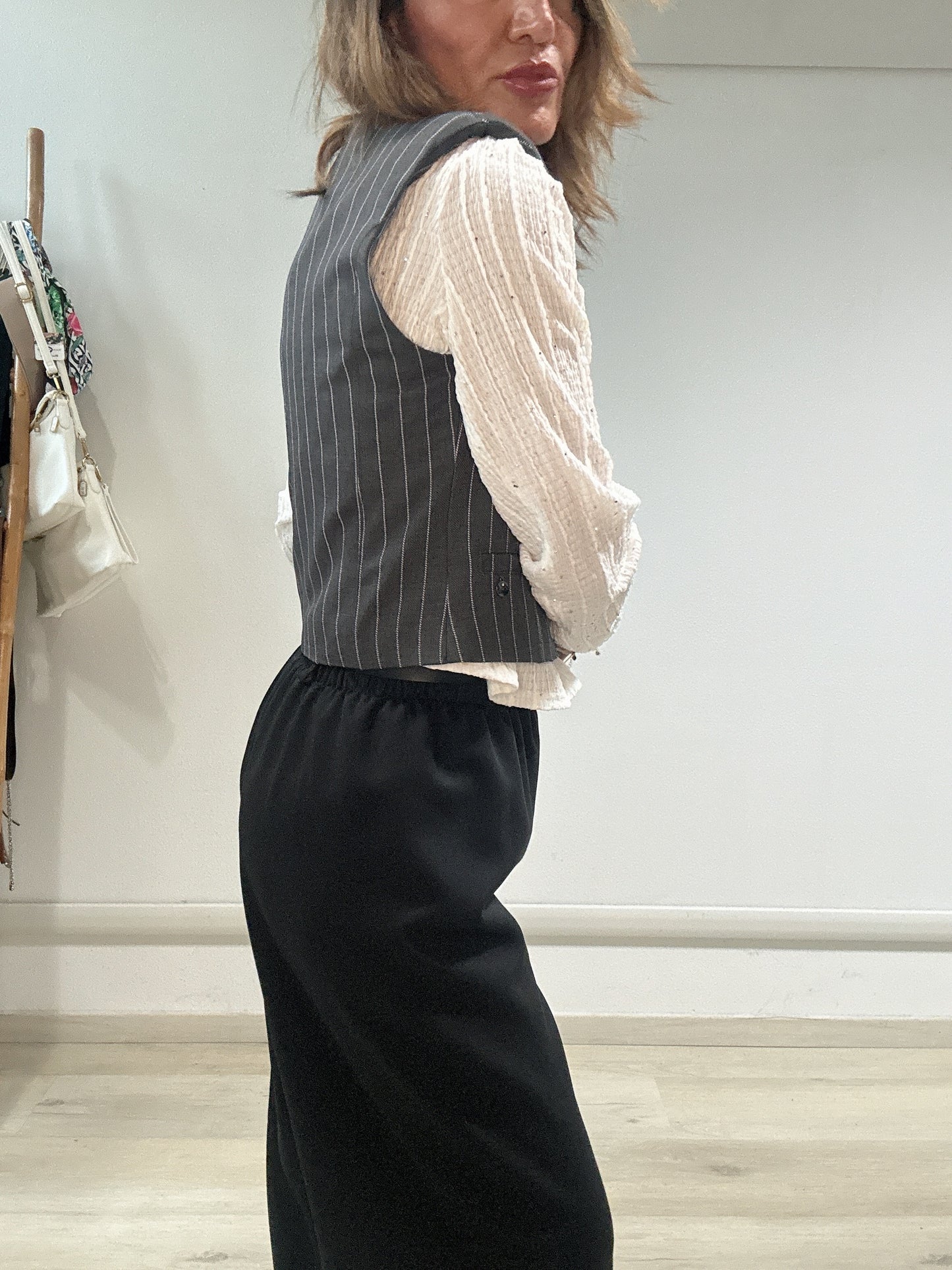 Gilet gessato
