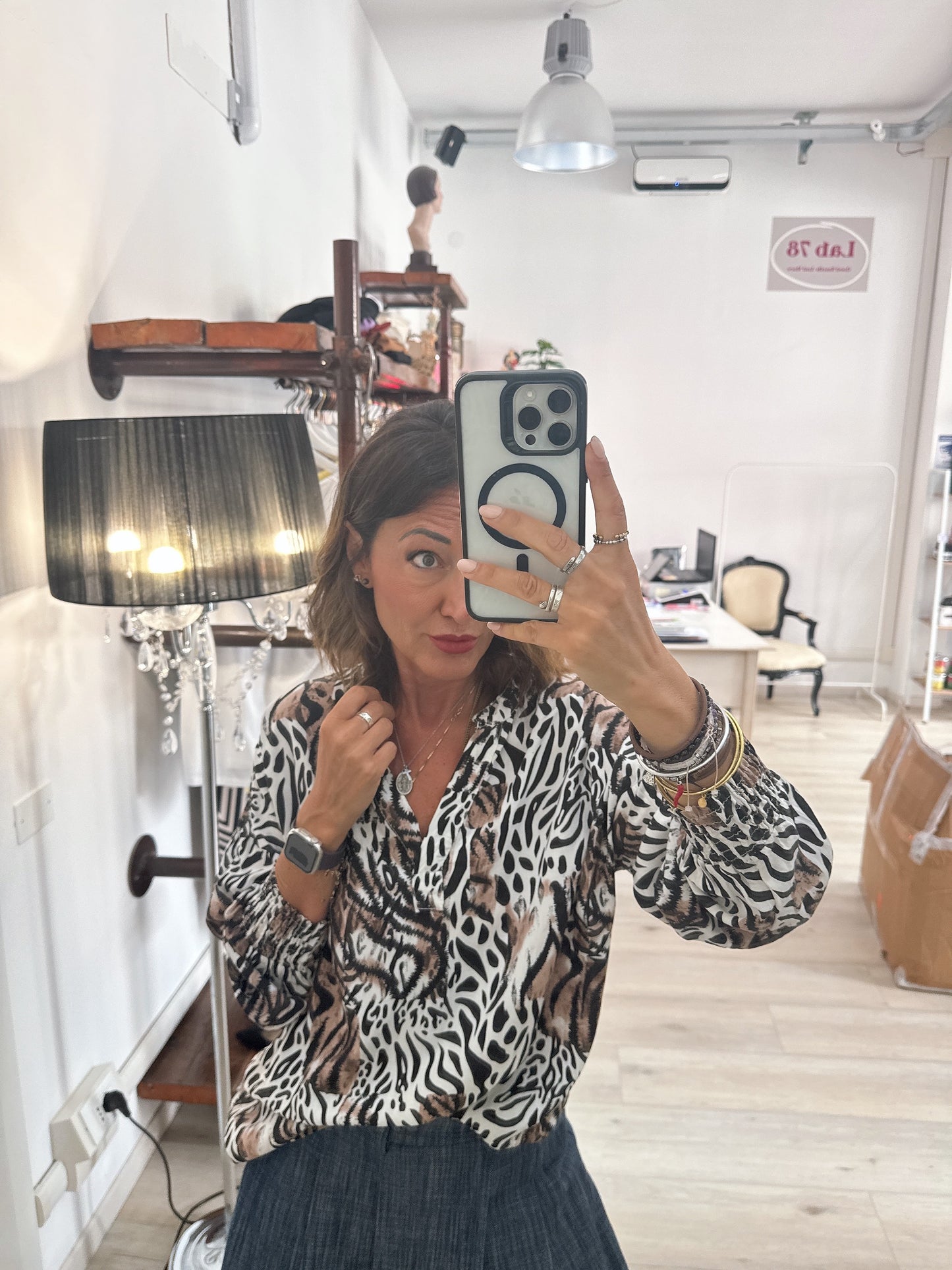 Blusa animalier