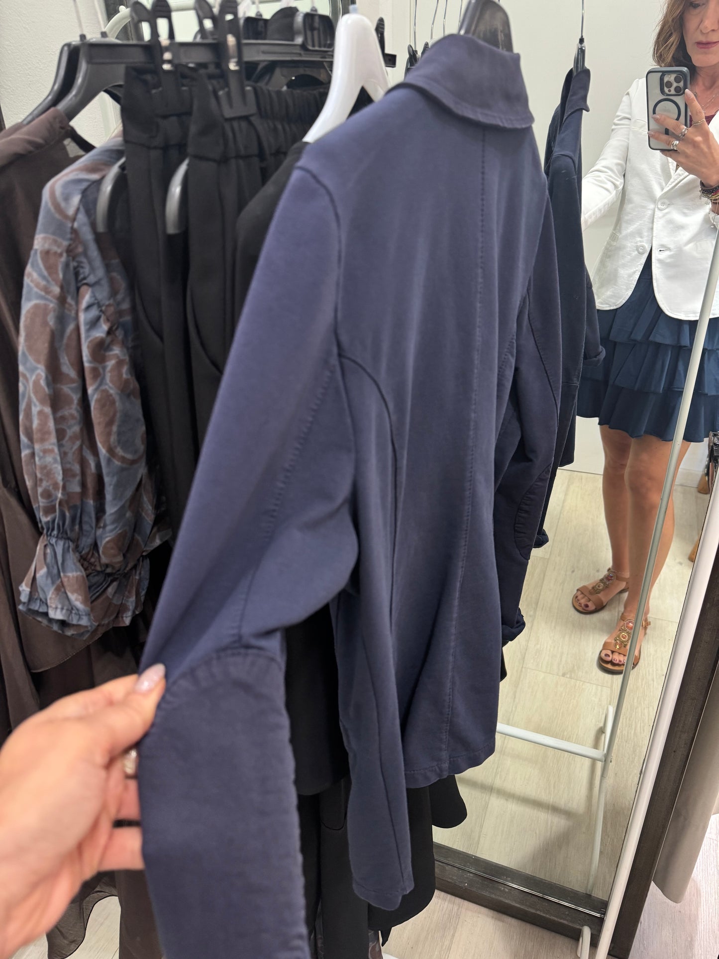 Blazer in felpa