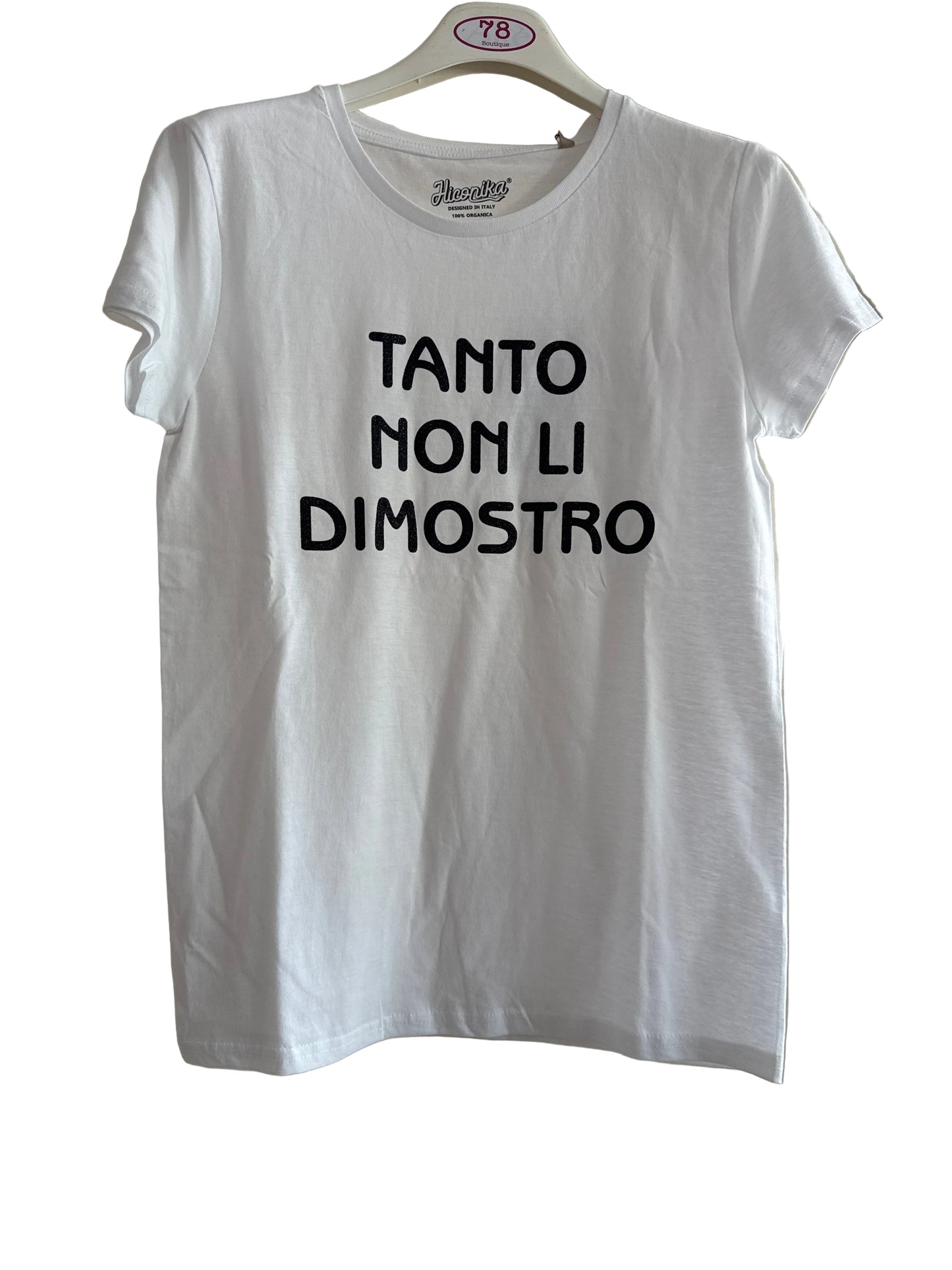 T shirt “tanto non li dimostro”