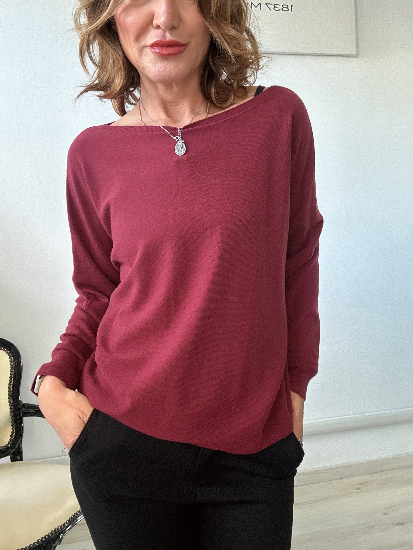 Maglia con fiocchetto
