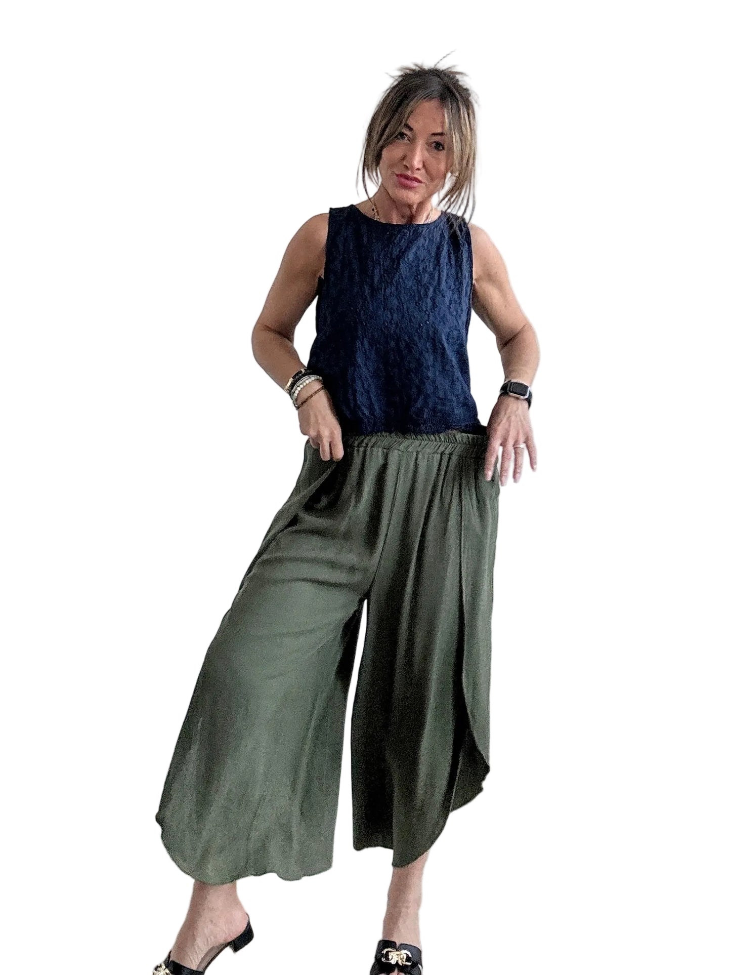Pantalone in viscosa