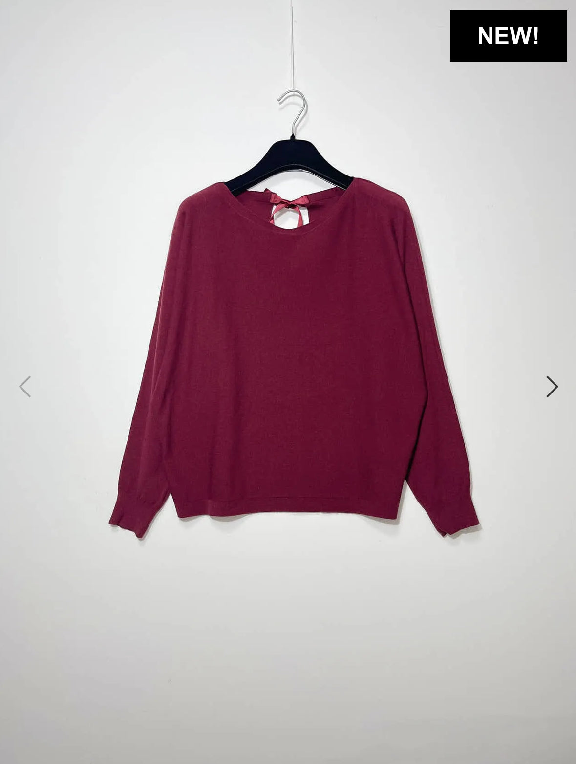 Maglia con fiocchetto
