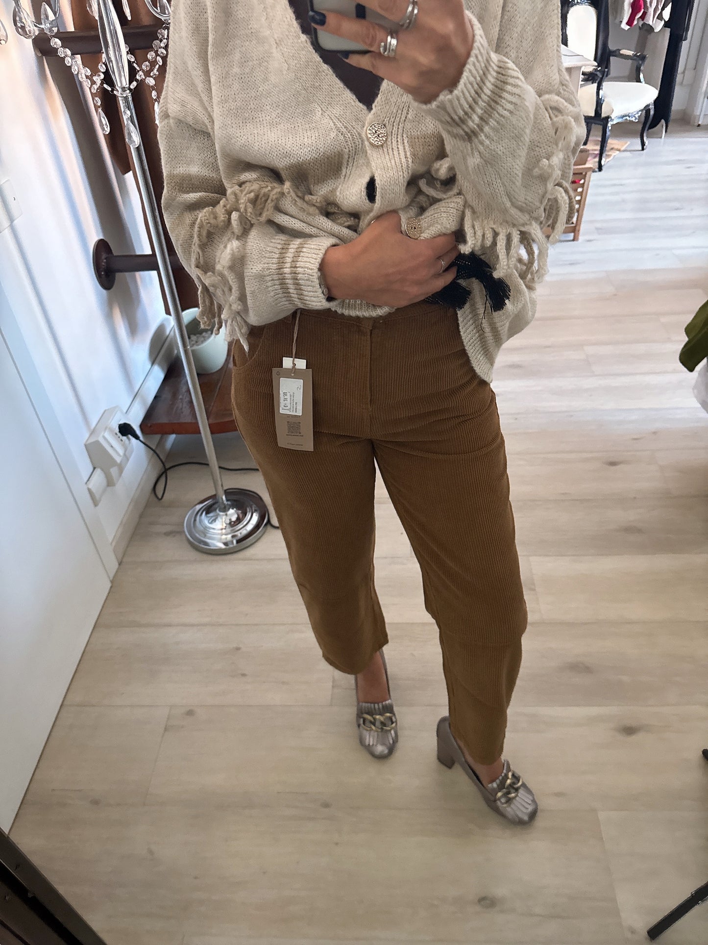 Pantalone in velluto