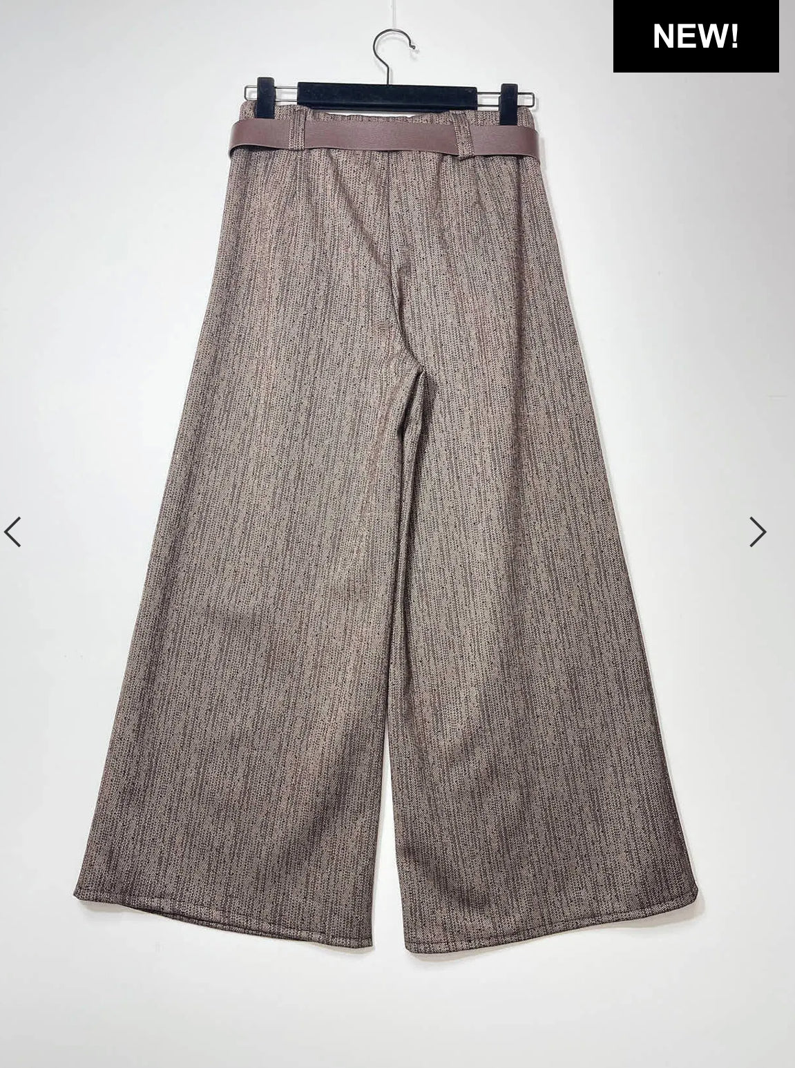 Pantalone palazzo in flanella