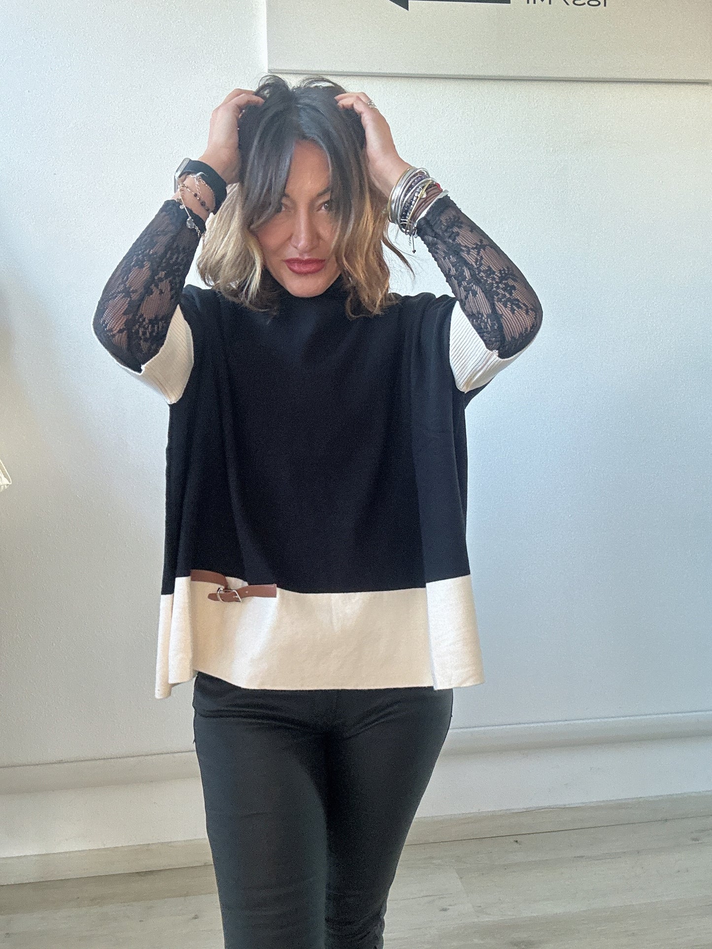 Maglia manica pipistrello