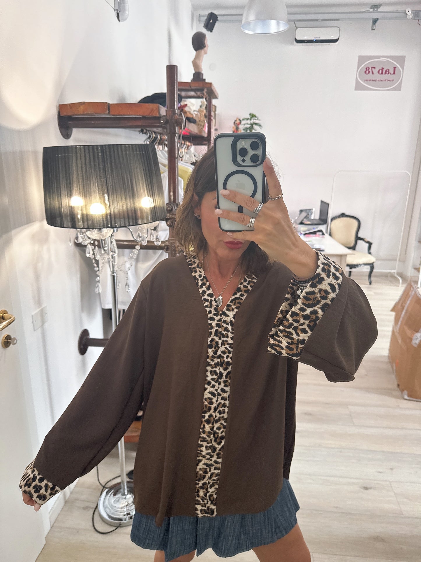 Blusa maculata