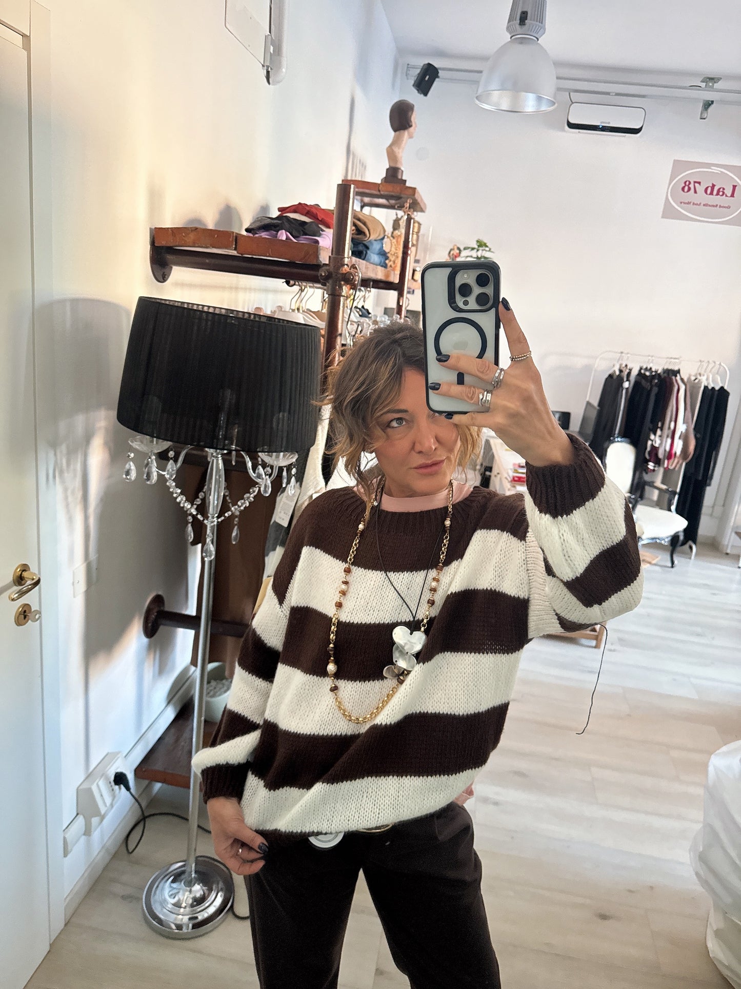 Maglioncino a righe