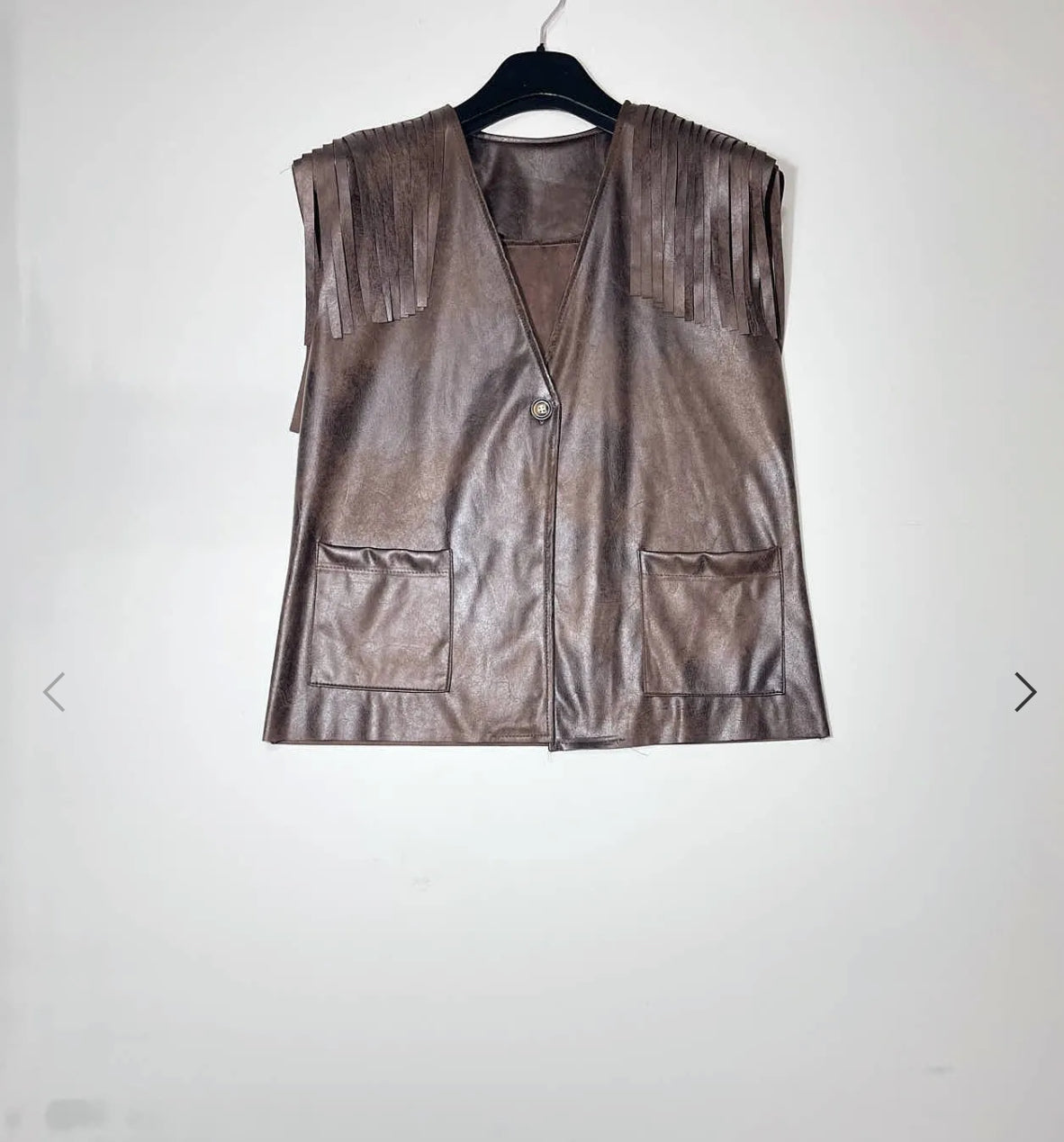 Gilet con frange