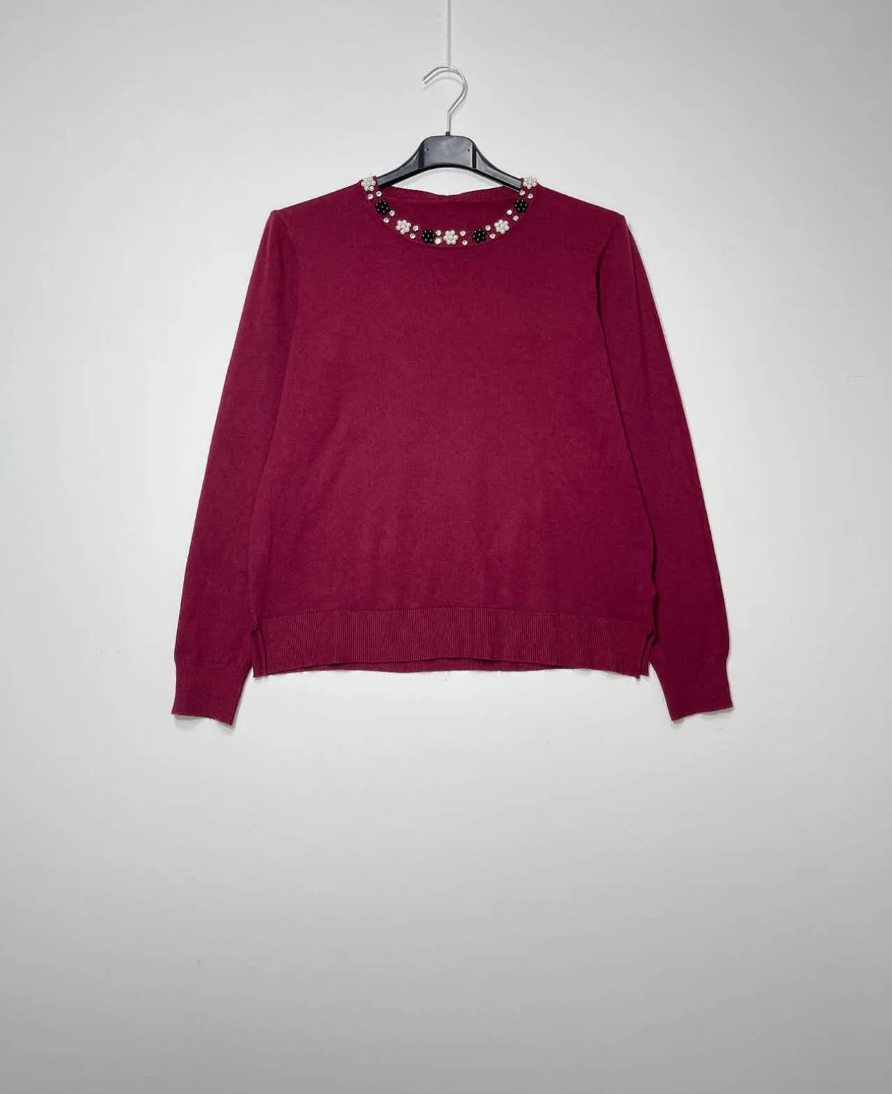 Maglia con perline