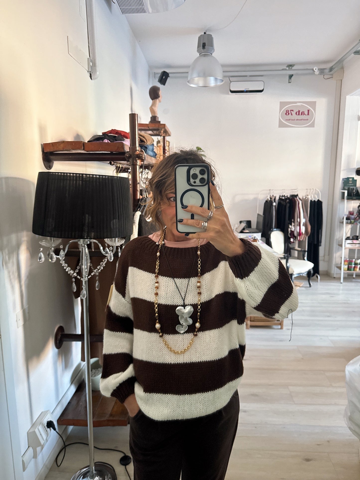 Maglioncino a righe