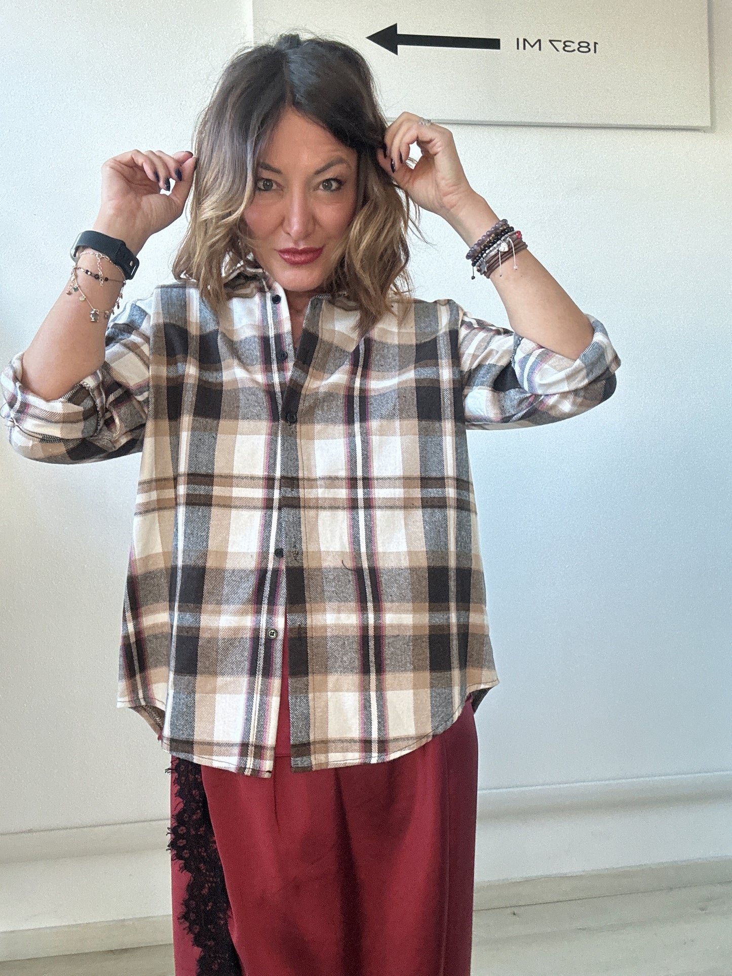 Camicia check