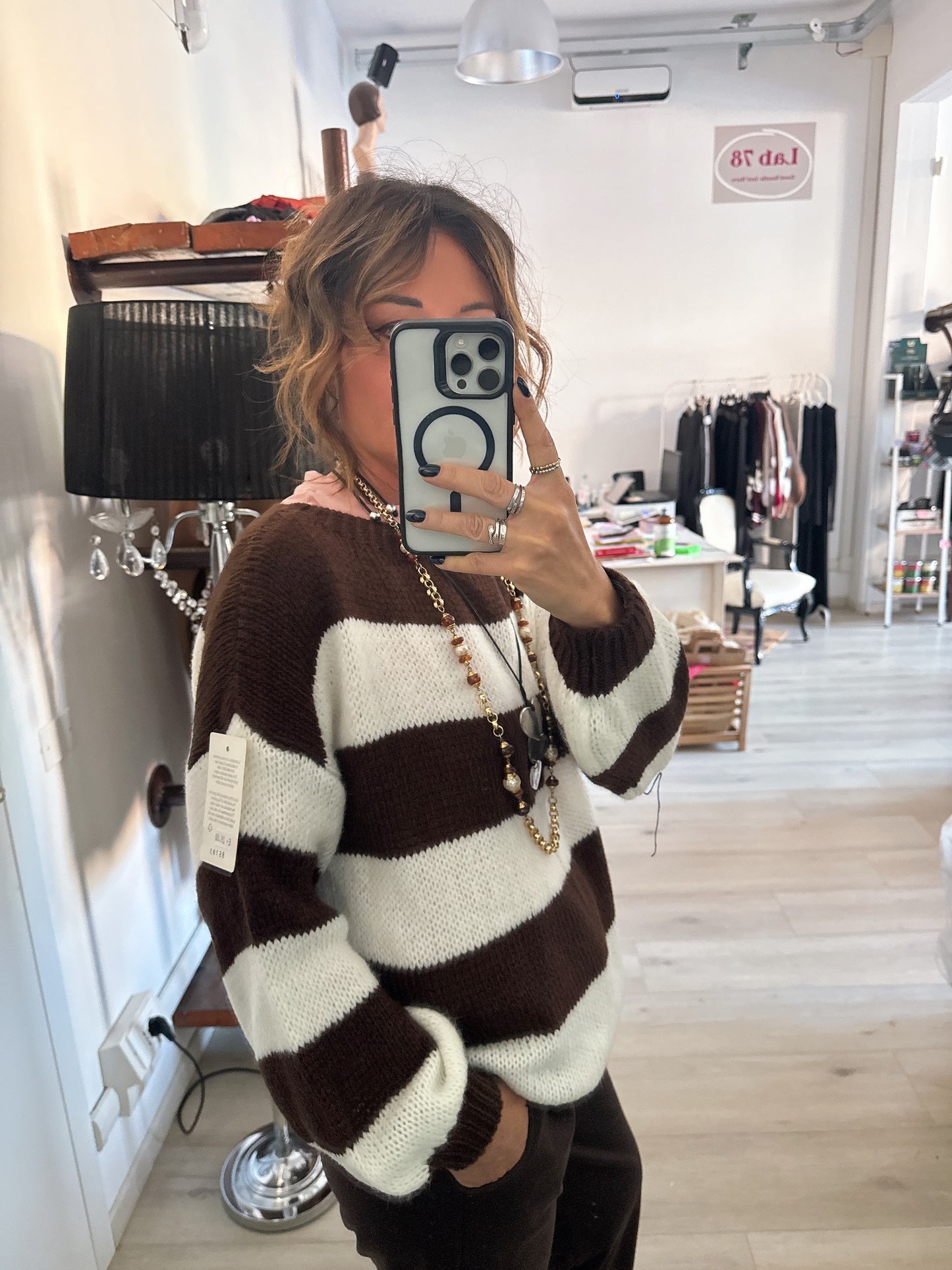 Maglioncino a righe