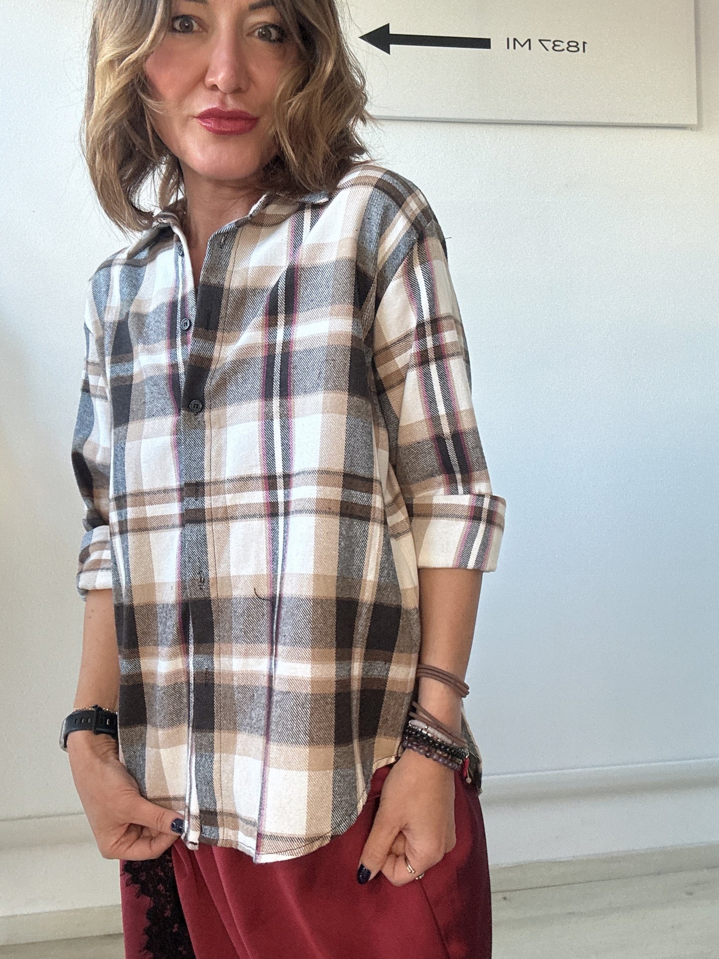 Camicia check