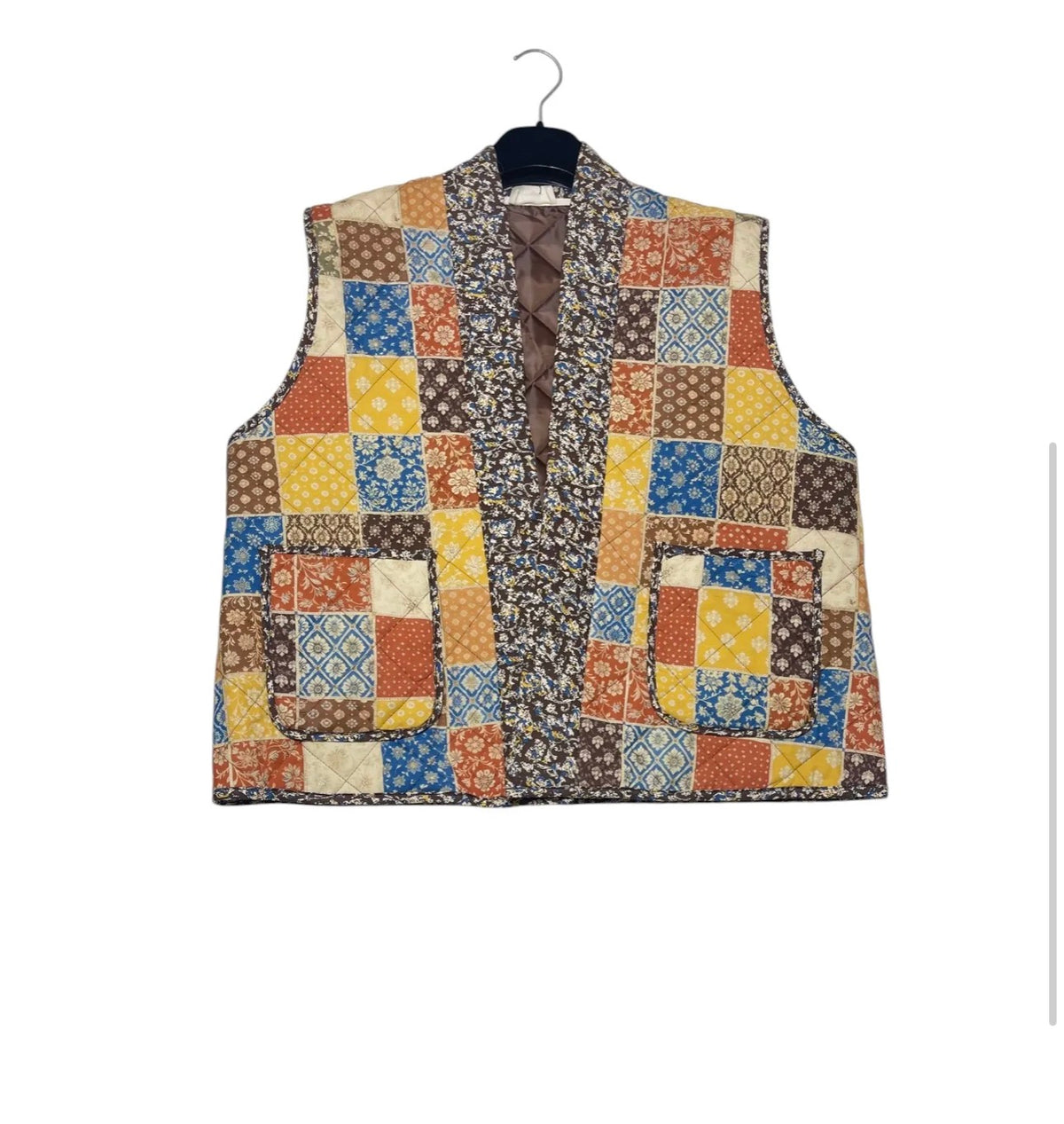 Gilet trapuntato boho